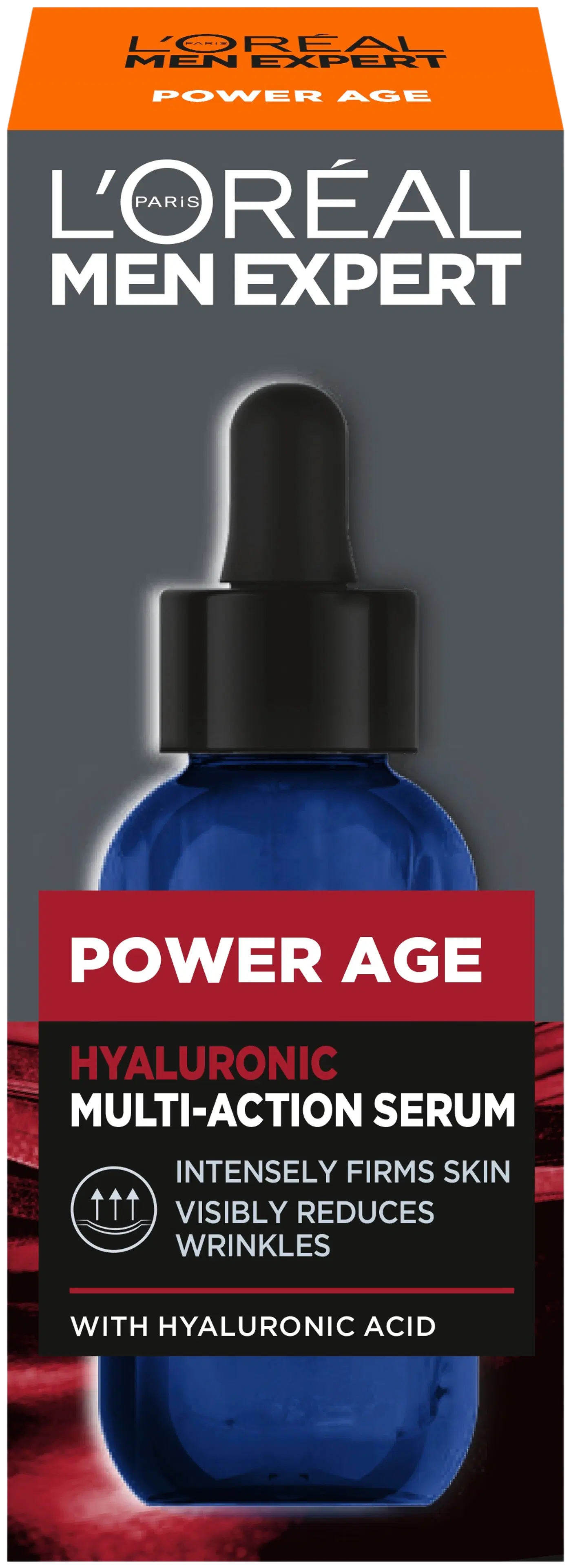 L'Oréal Paris Men Expert Power Age Hyaluronic Multi-Actions seerumi normaalille iholle 30ml