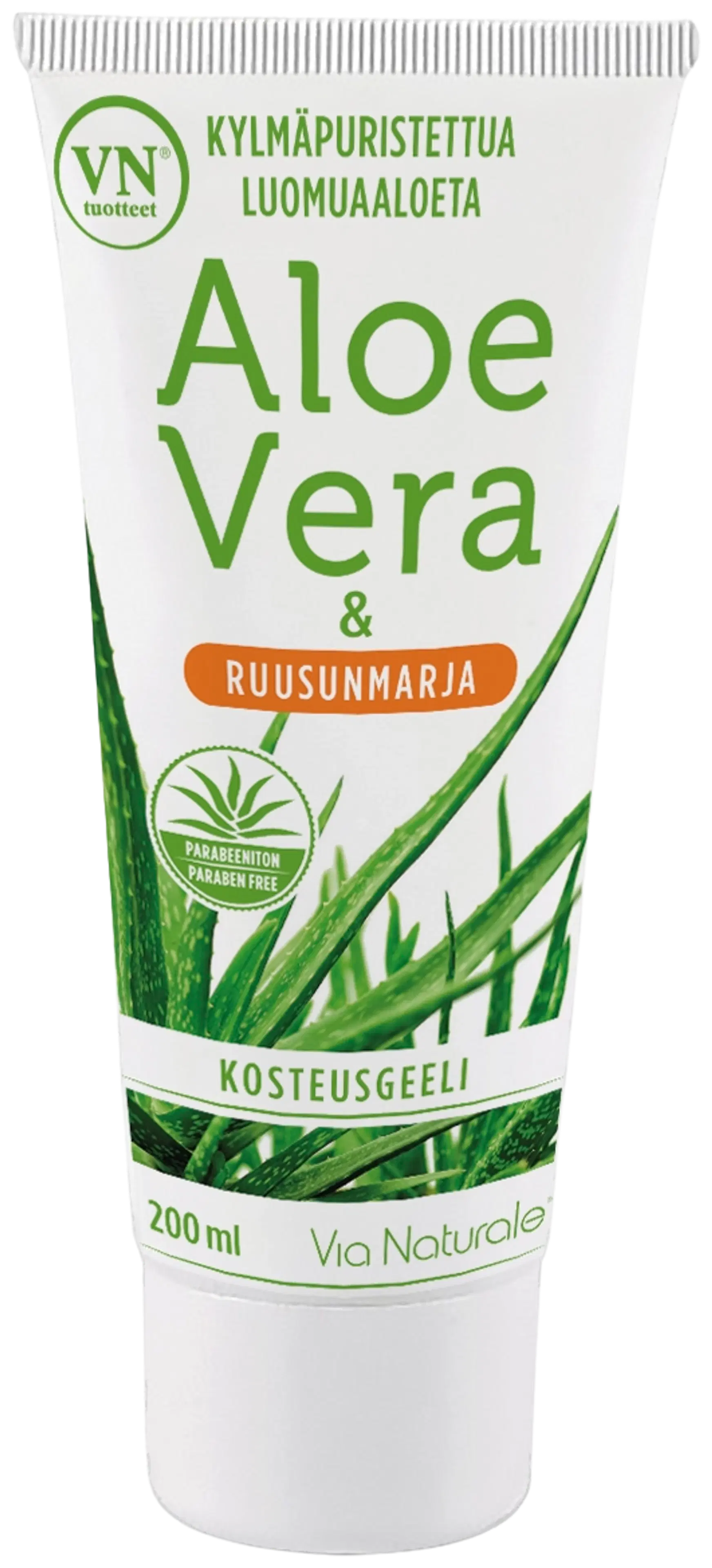 Via Naturale Aloe Vera&Ruusunmarja Kosteusgeeli 200 ml