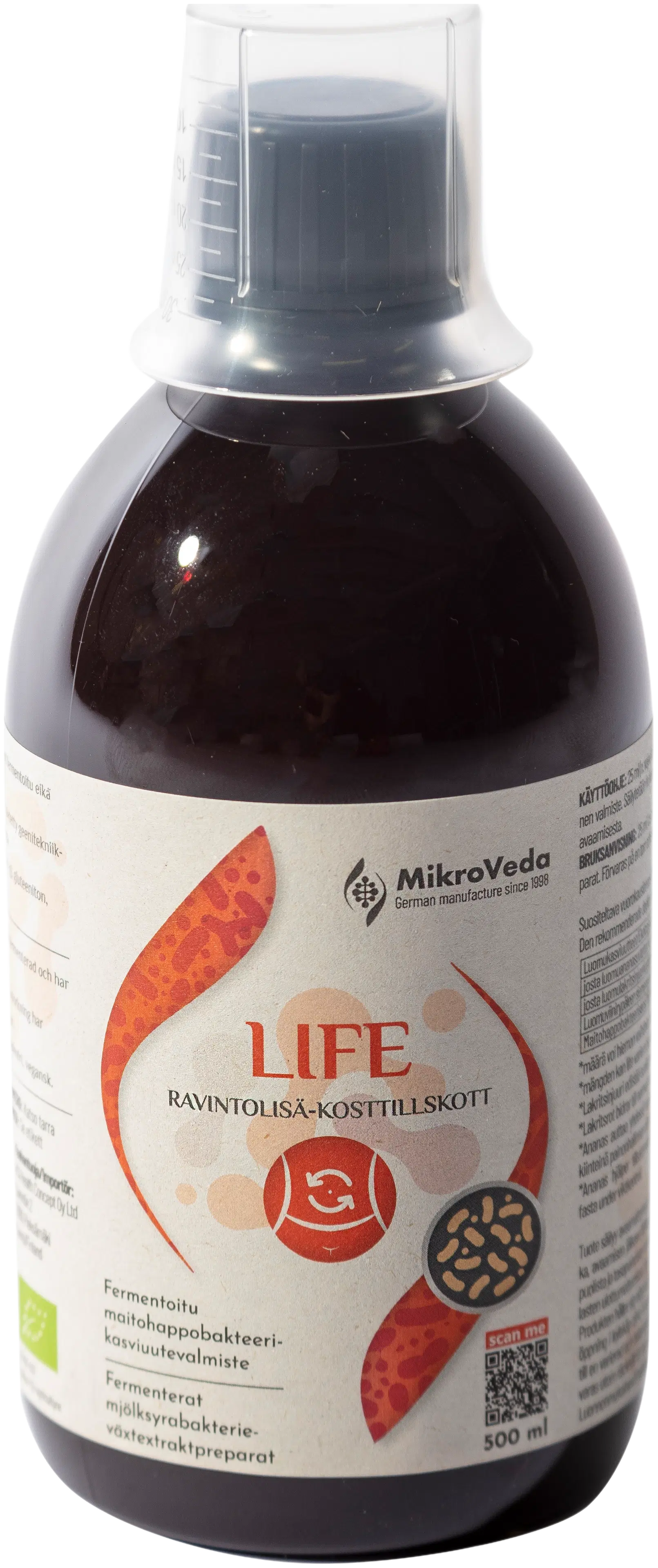Mikroveda® Life ravintovalmiste 500 ml