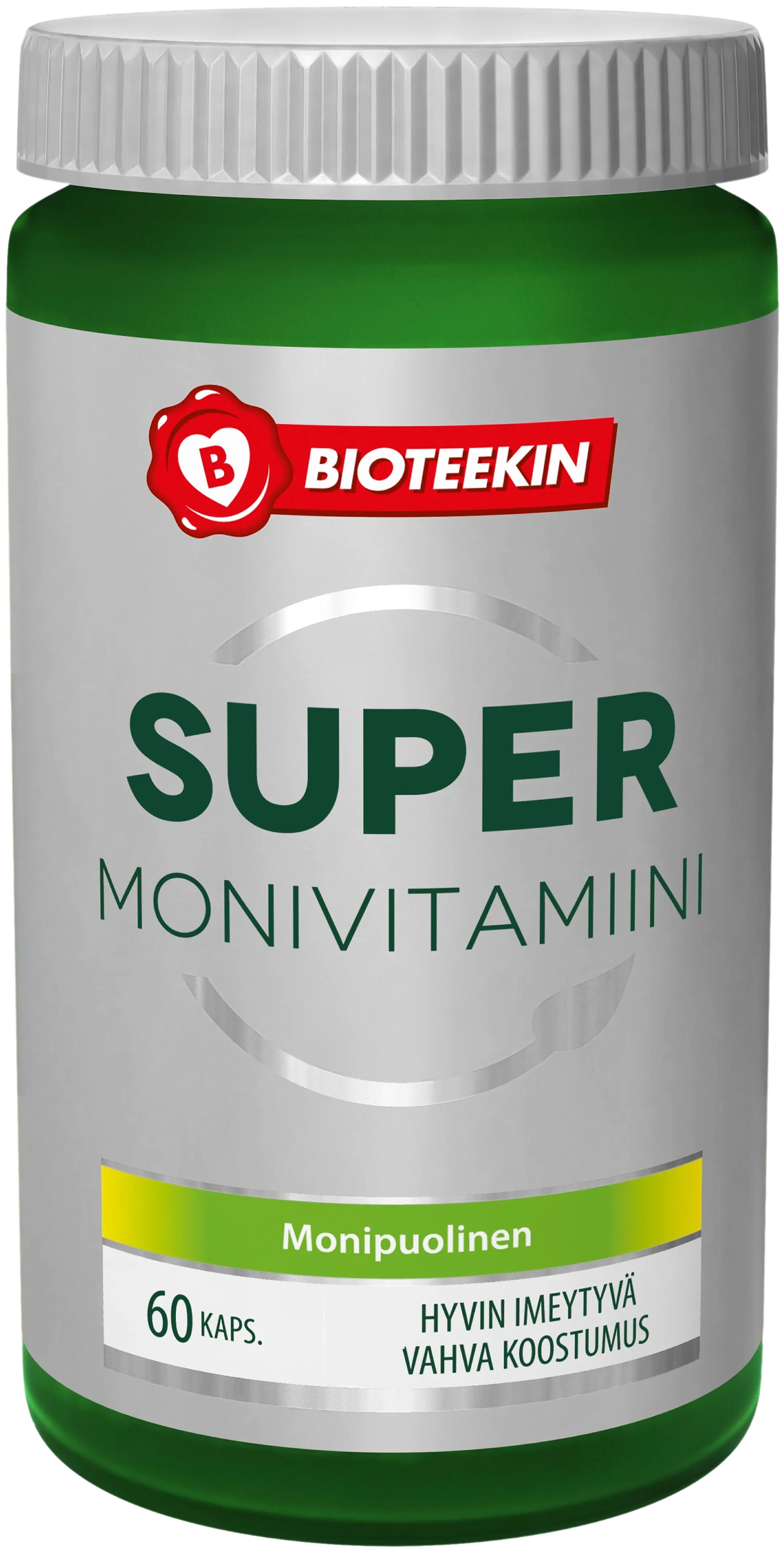Bioteekki Super Monivitamiini ravintolisä 60 kaps.