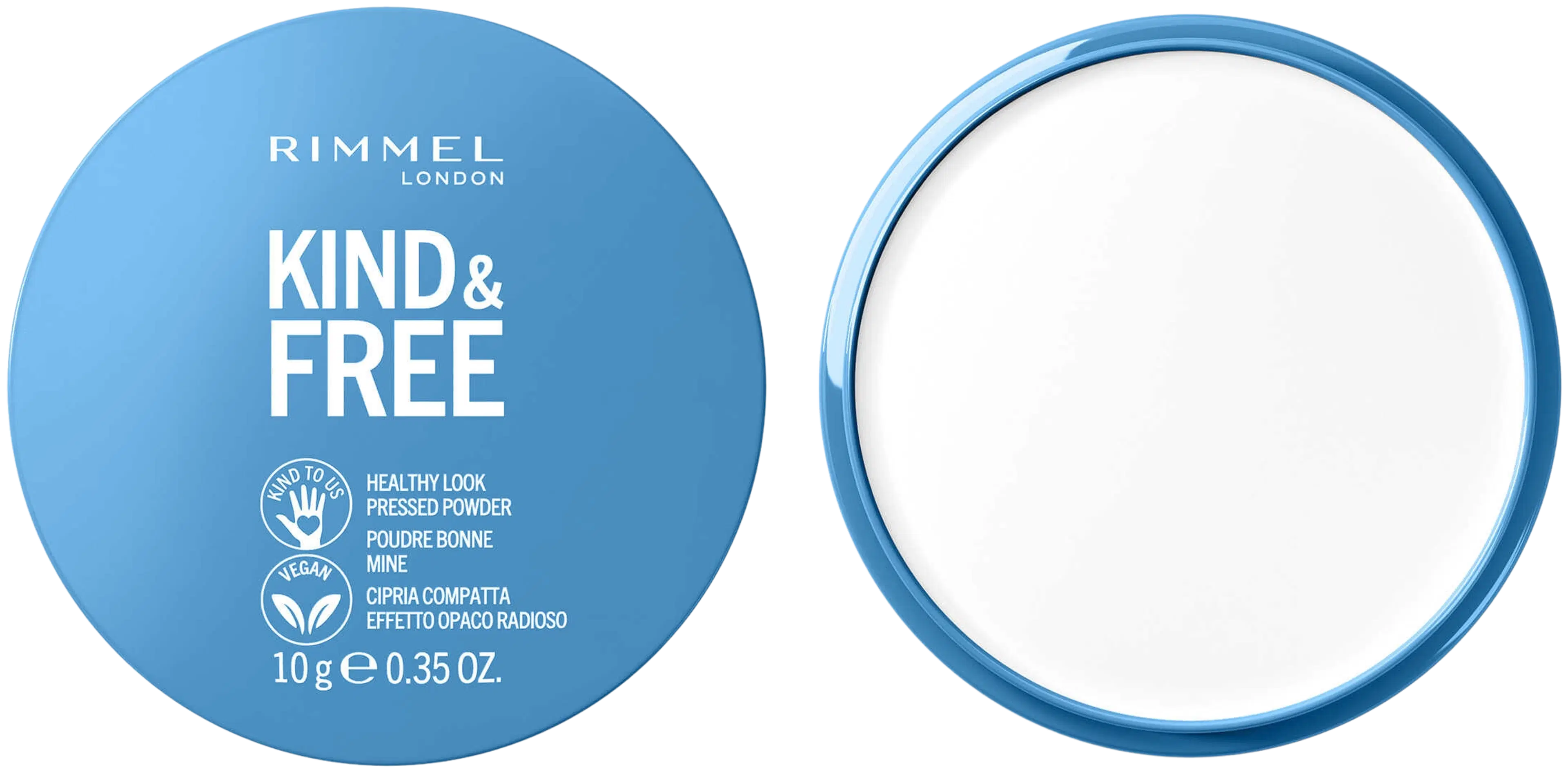 Rimmel Kind & Free Pressed Powder 01 Translucent 10 g puuteri
