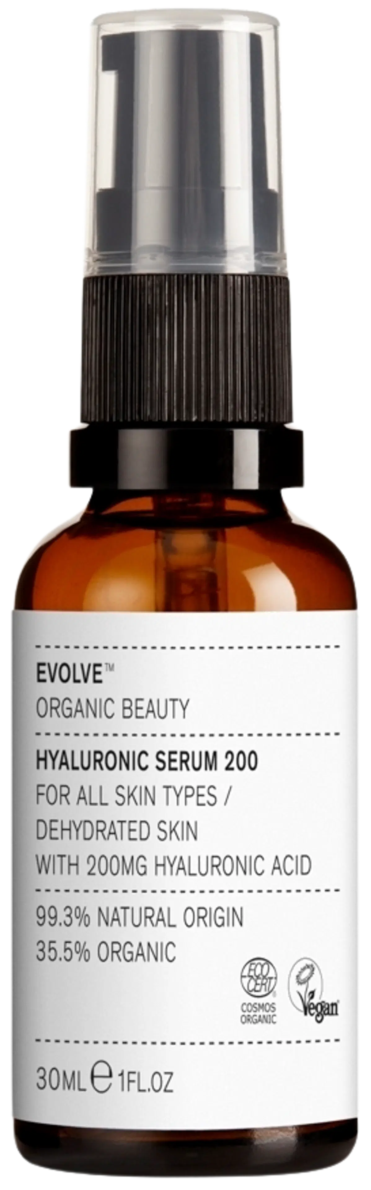 Evolve Organic Beauty Hyaluronic Serum 200 Hyaluronihapposeerumi 30 ml