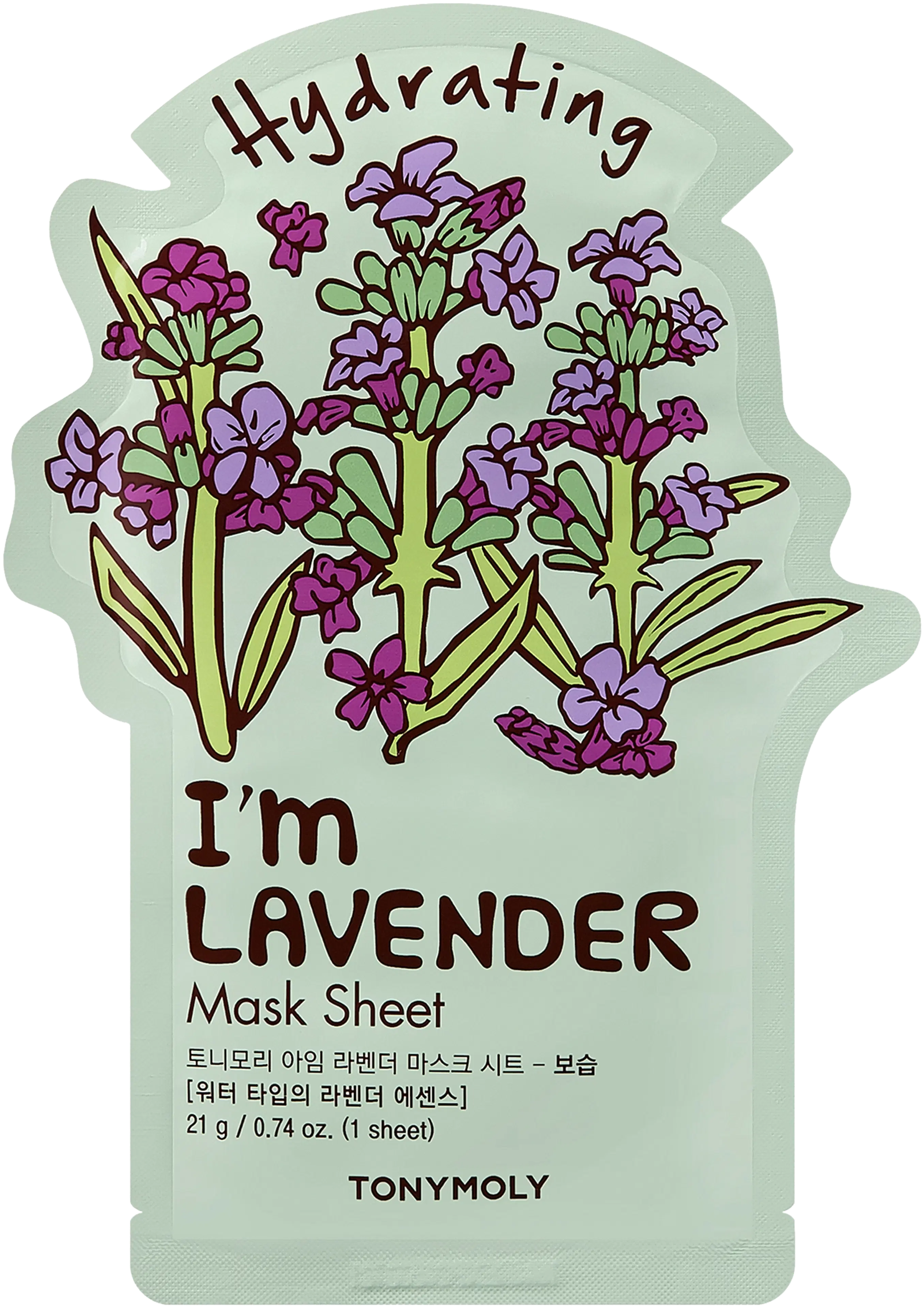 TONYMOLY I Am Lavender Mask Sheet kosteuttava kangasnaamio 1 kpl