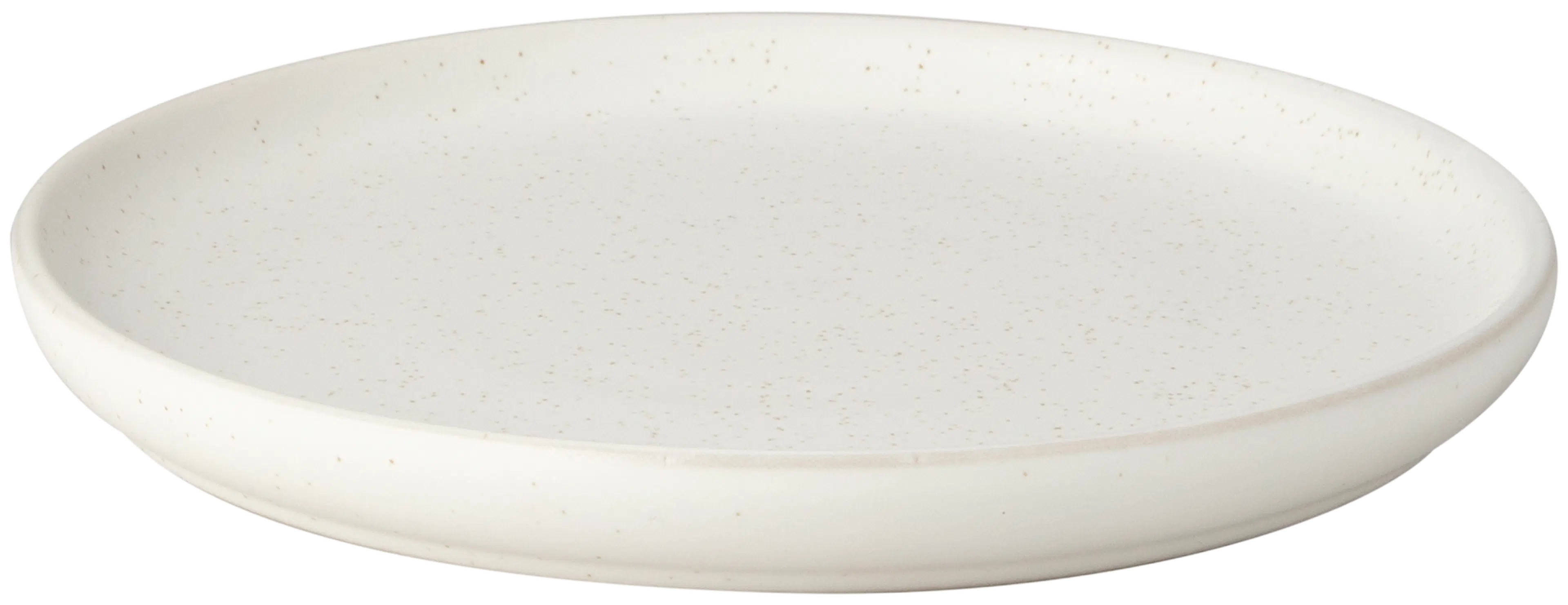 ERNST lautanen 20cm valkoinen pilkullinen kivitavara