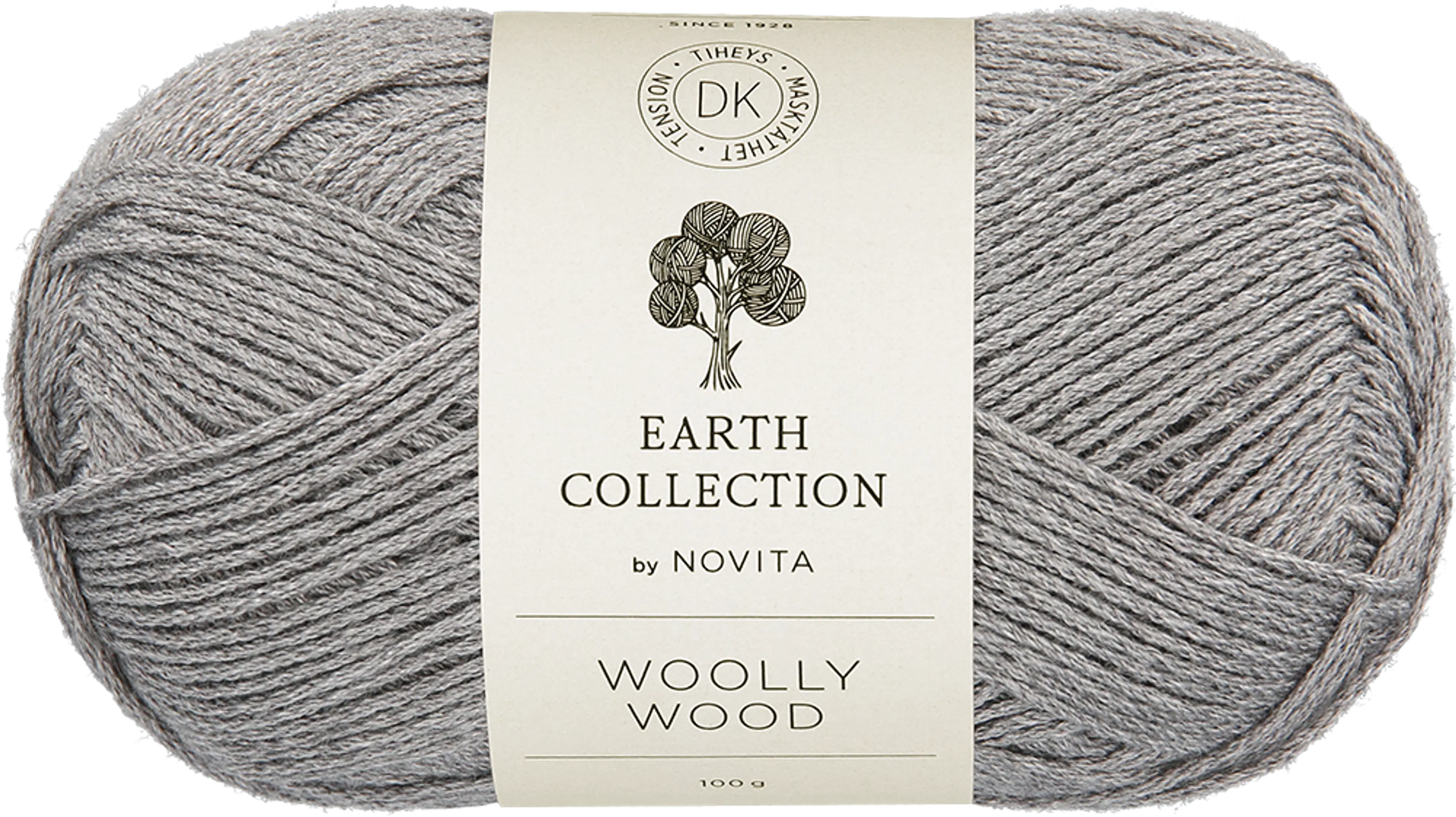 Novita Woolly Wood 100g 043 KIVI