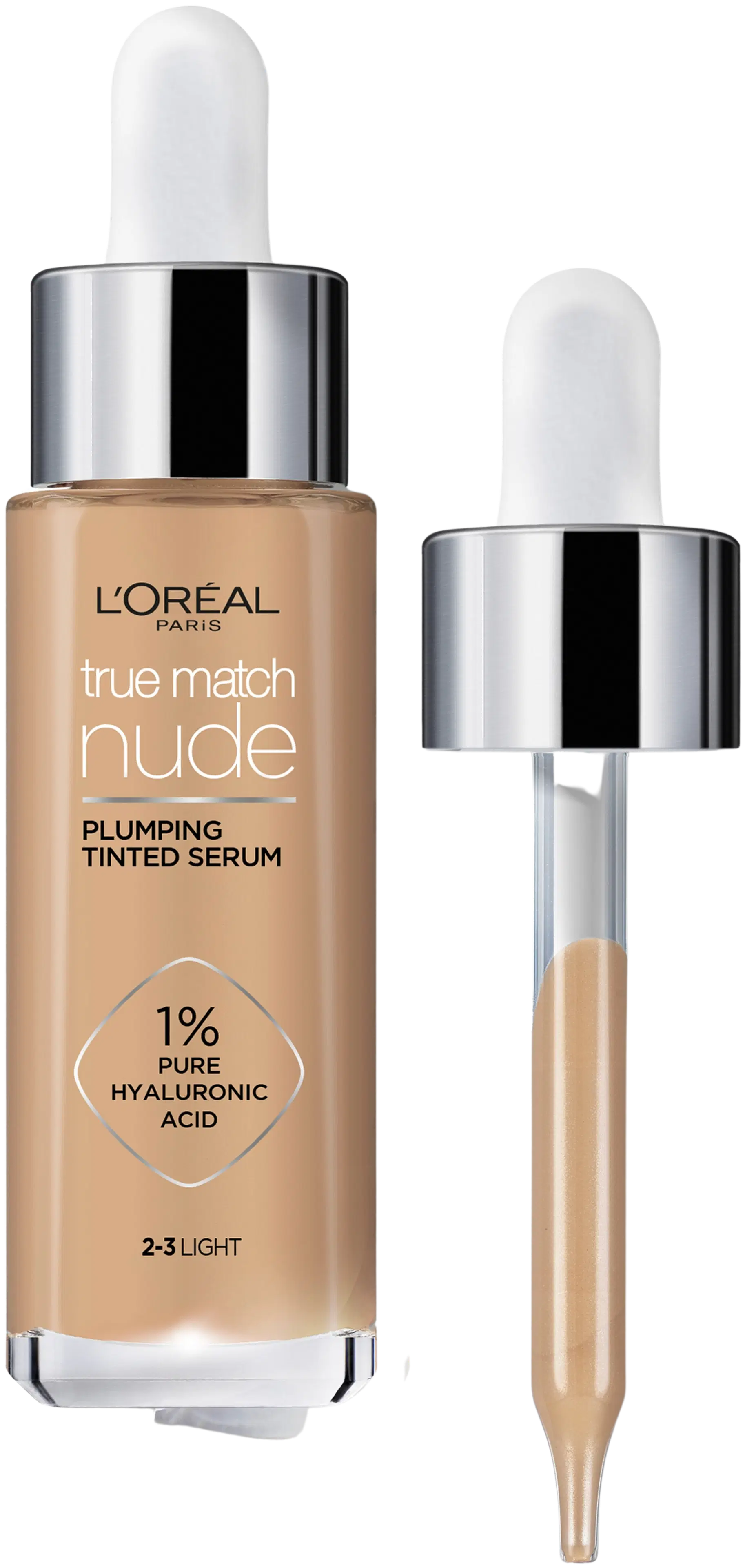 L'Oréal Paris True Match Nude Plumping Tinted Serum Very Deep 10-12 meikkivoide 30ml