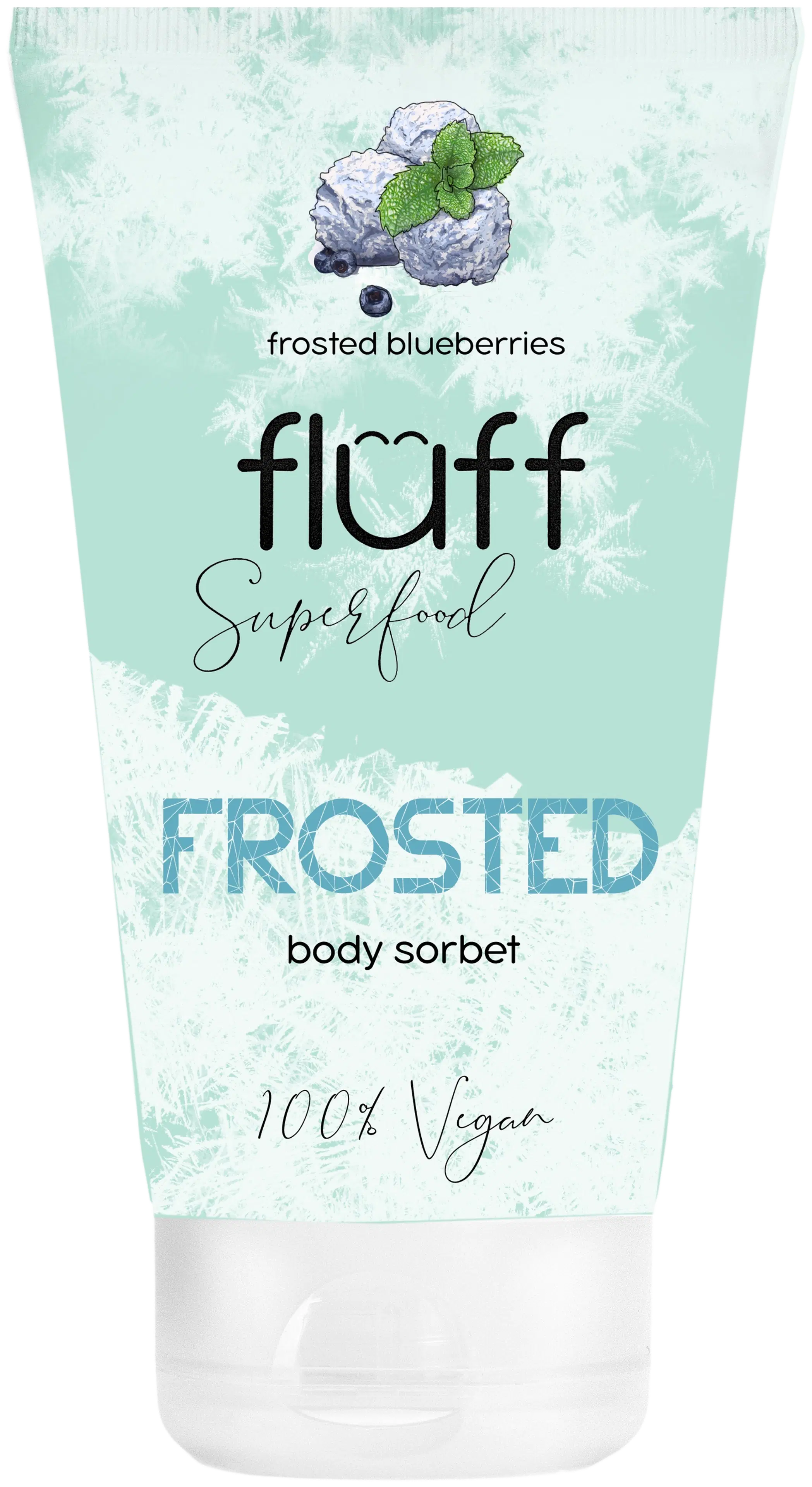 Fluff Body Sorbet Frosted Blueberries 150ml-vartalosorbetti