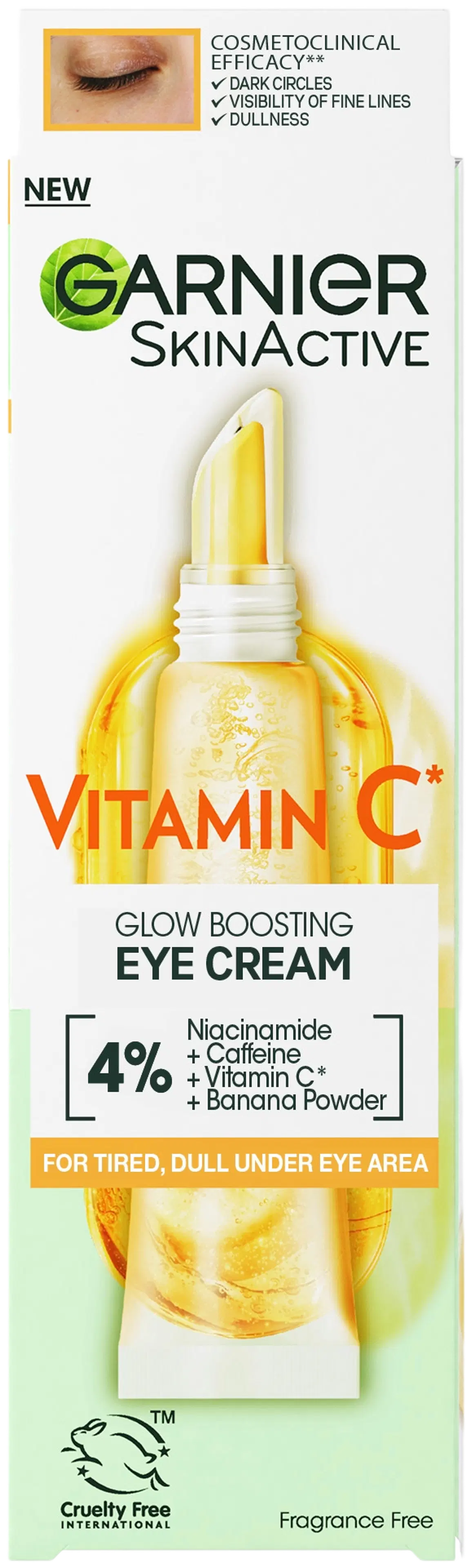 Garnier SkinActive Vitamin C Glow Boosting silmänympärysvoide 15ml