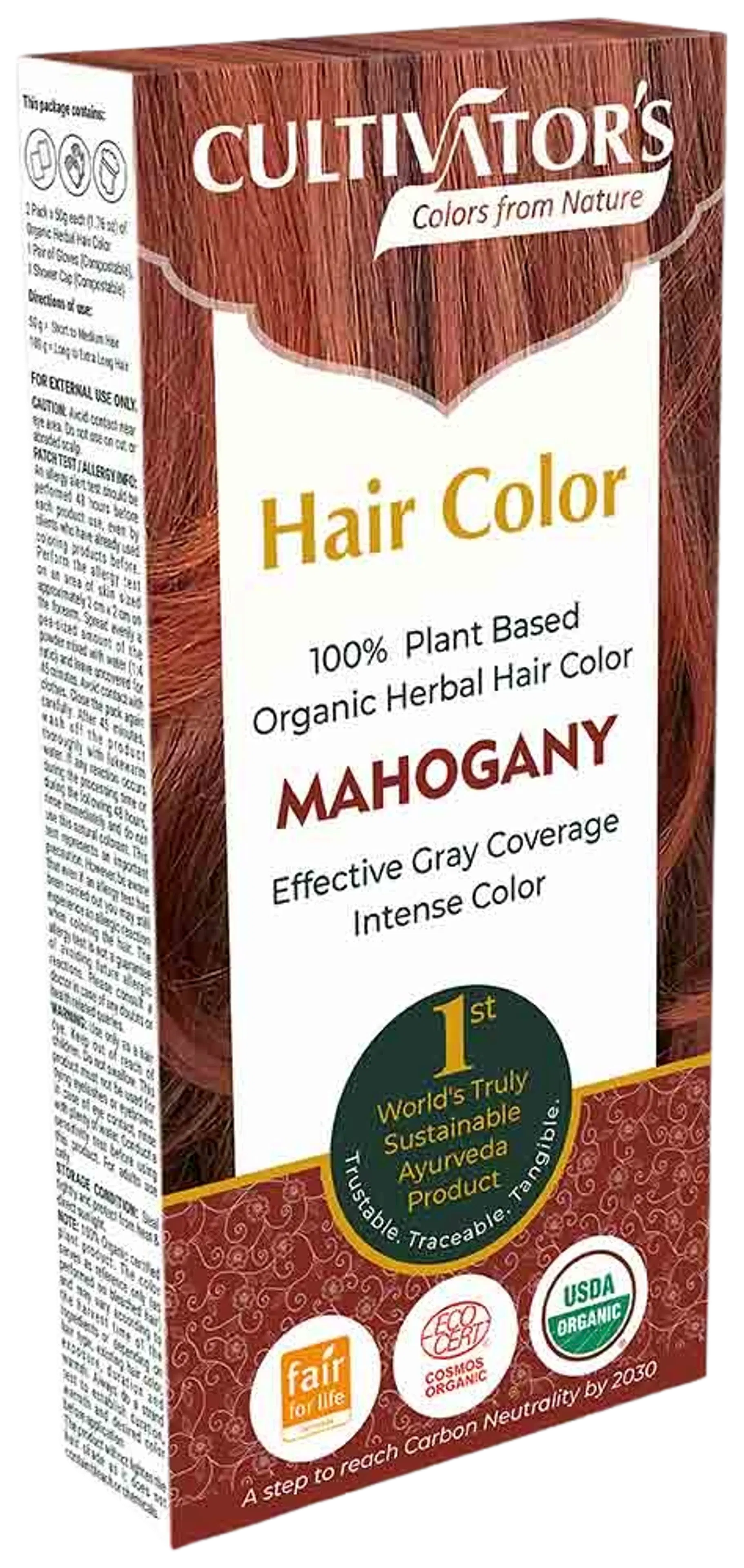 Cultivator's Hair Color Kasviväri Mahogany 100g