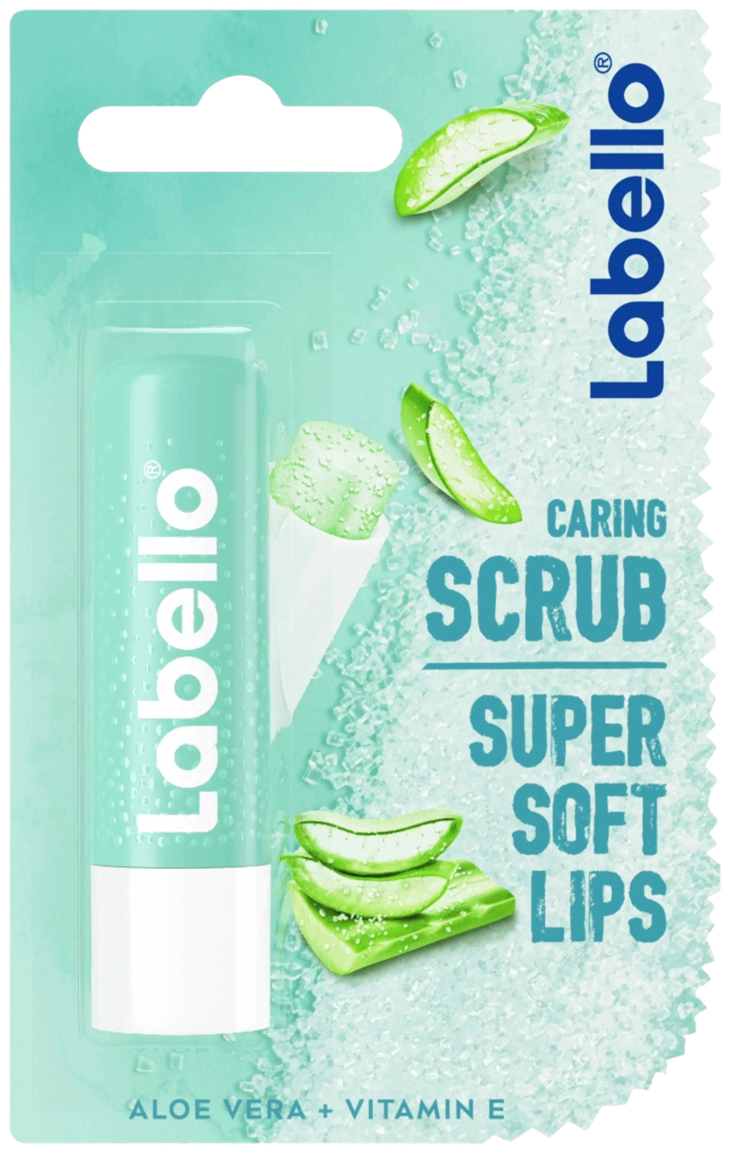 Labello 5,5ml Aloe Vera Caring Lip Scrub -huulikuorintavoide