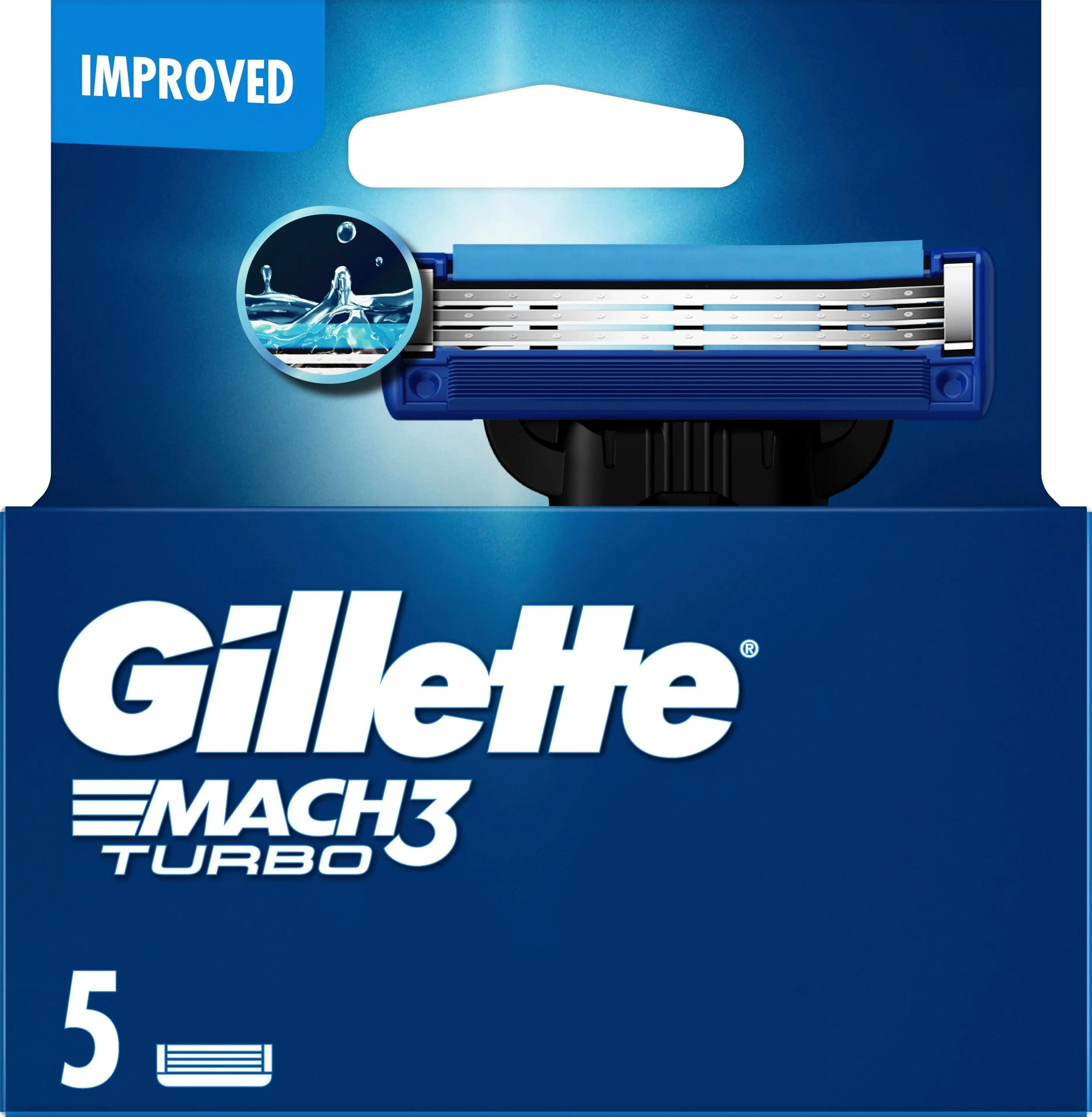 Gillette 5kpl Mach3 Turbo terä