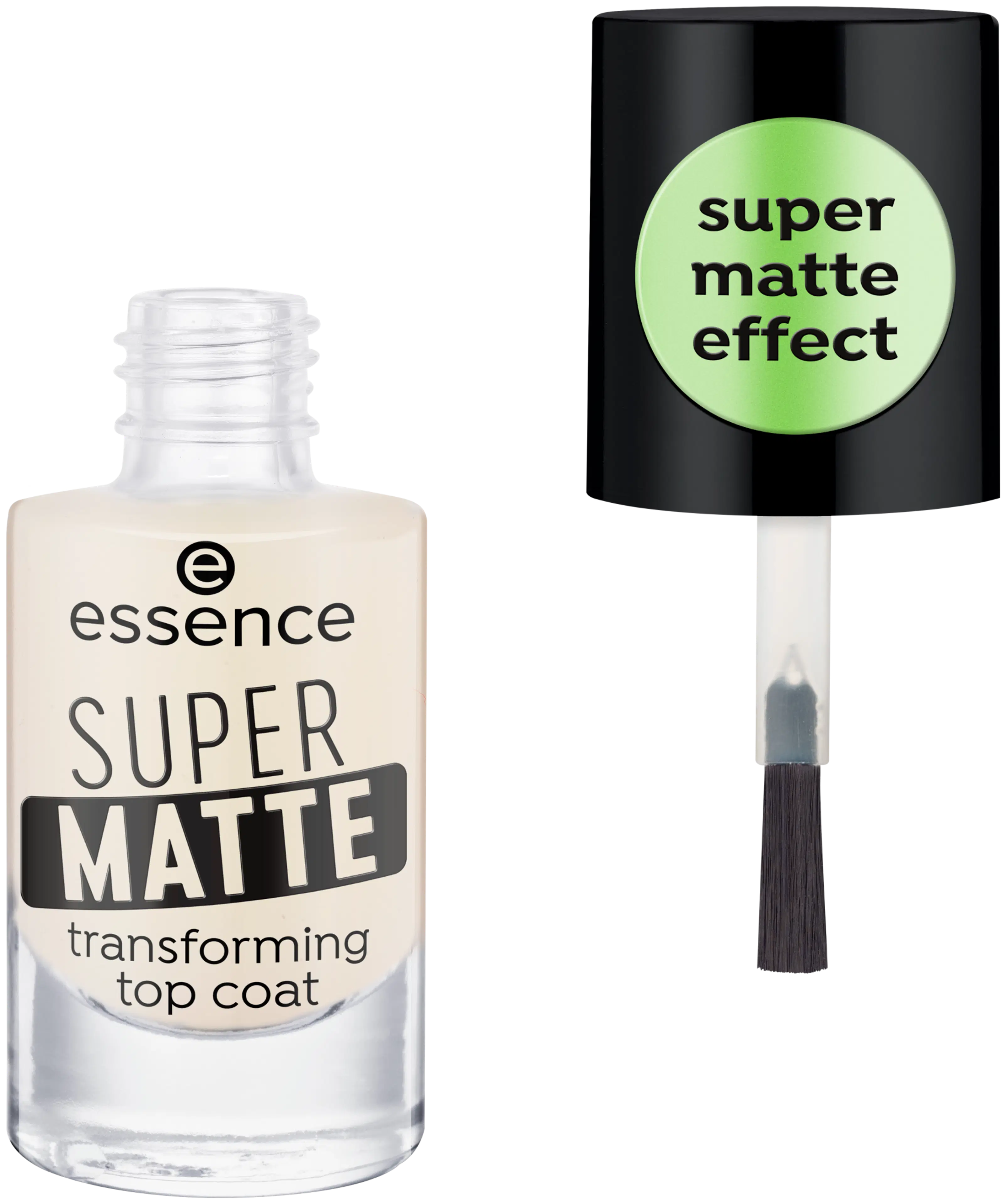 essence SUPER MATTE muuntava päällyslakka