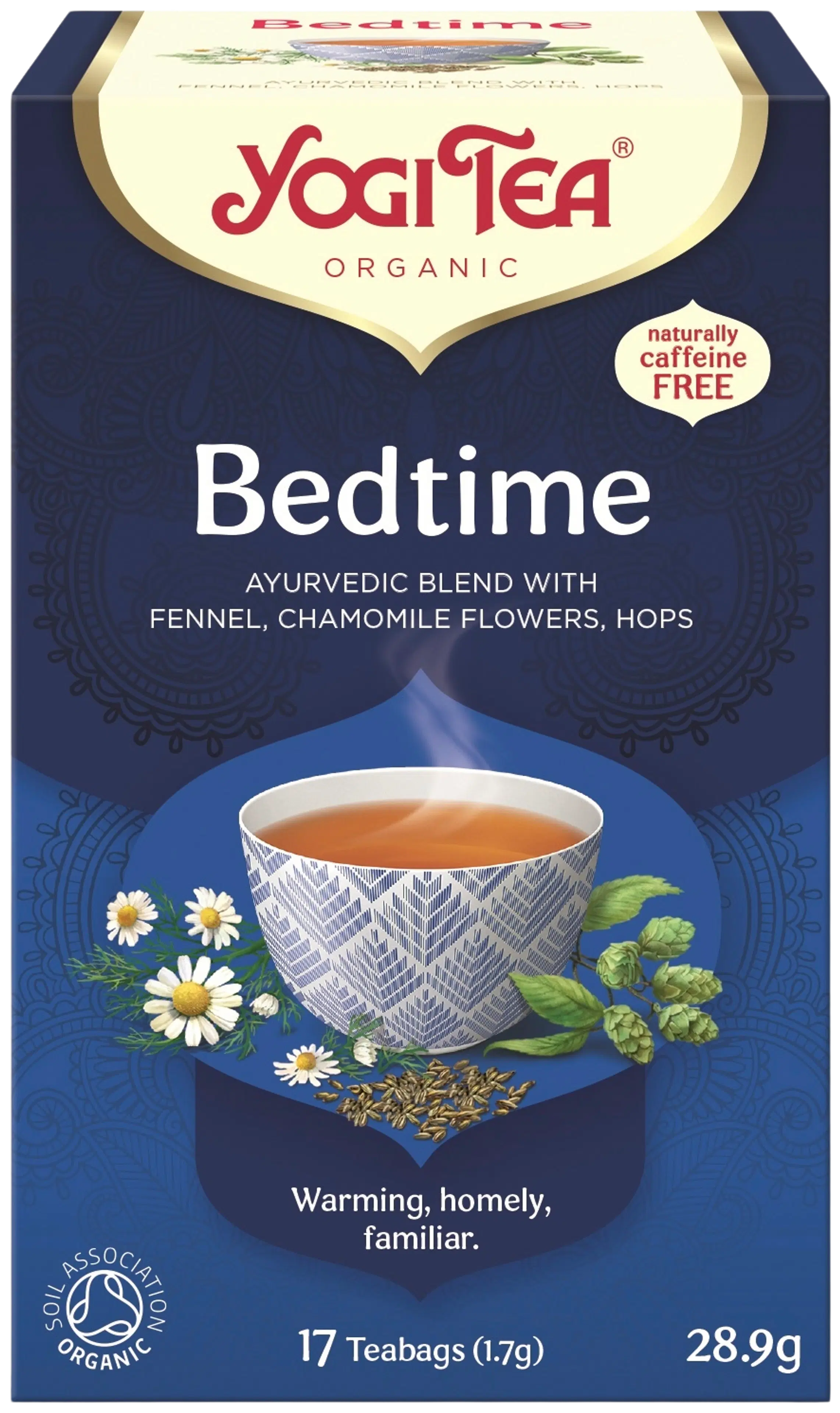 Yogi Tea Bedtime yrtti- ja maustetee luomu ayurvedinen 17x1,8g