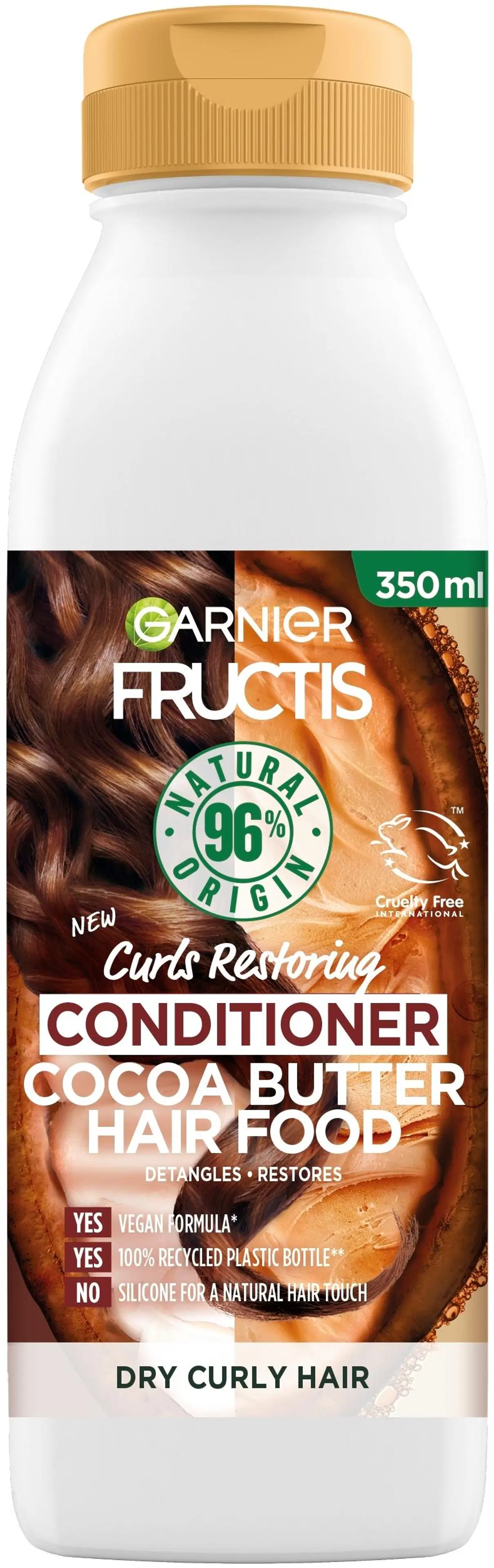 Garnier Fructis Hair Food Cocoa Butter hoitoaine kiharille 350ml