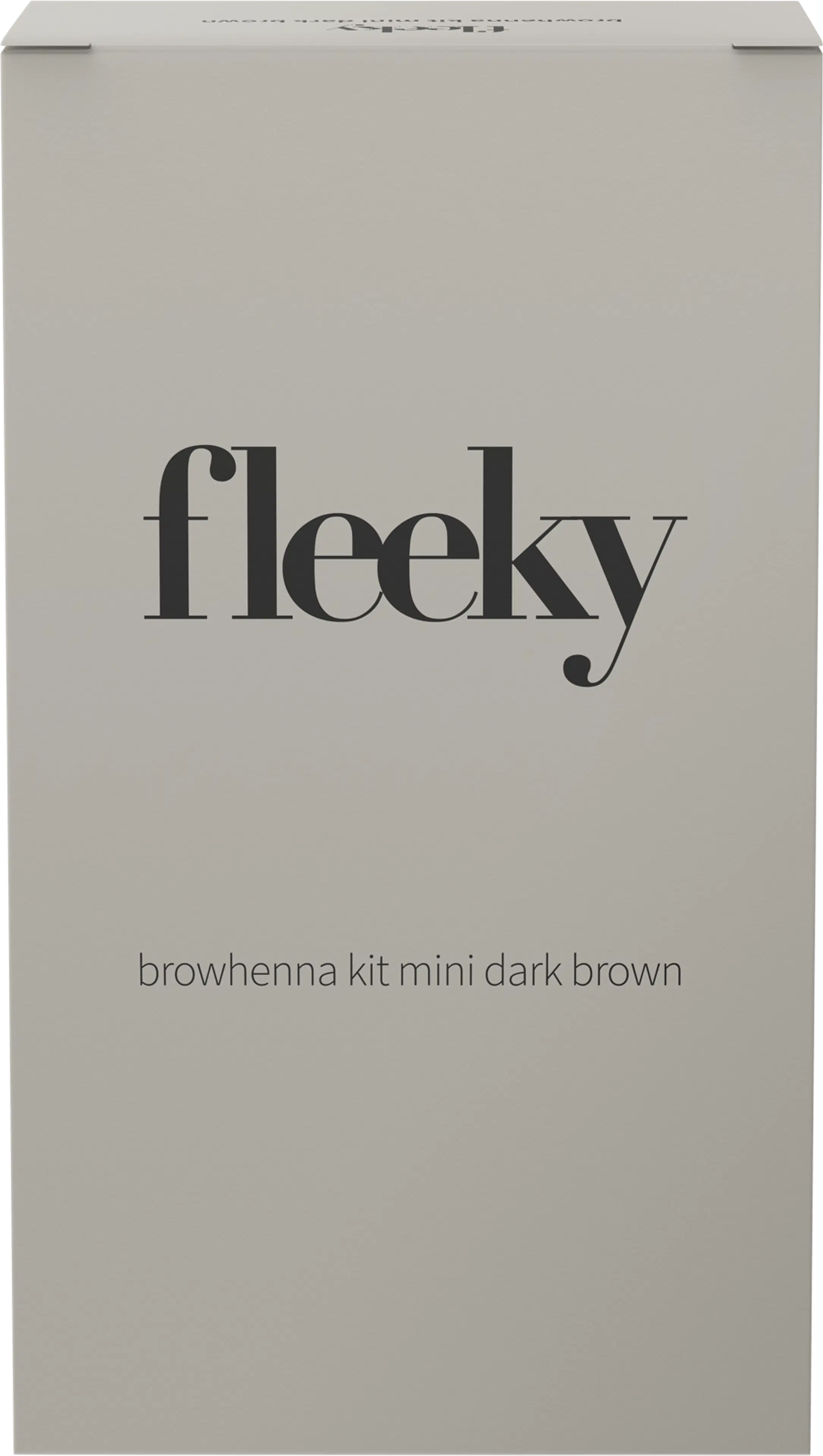 fleeky Browhenna Mini Kit Dark Brown kulmaväri setti