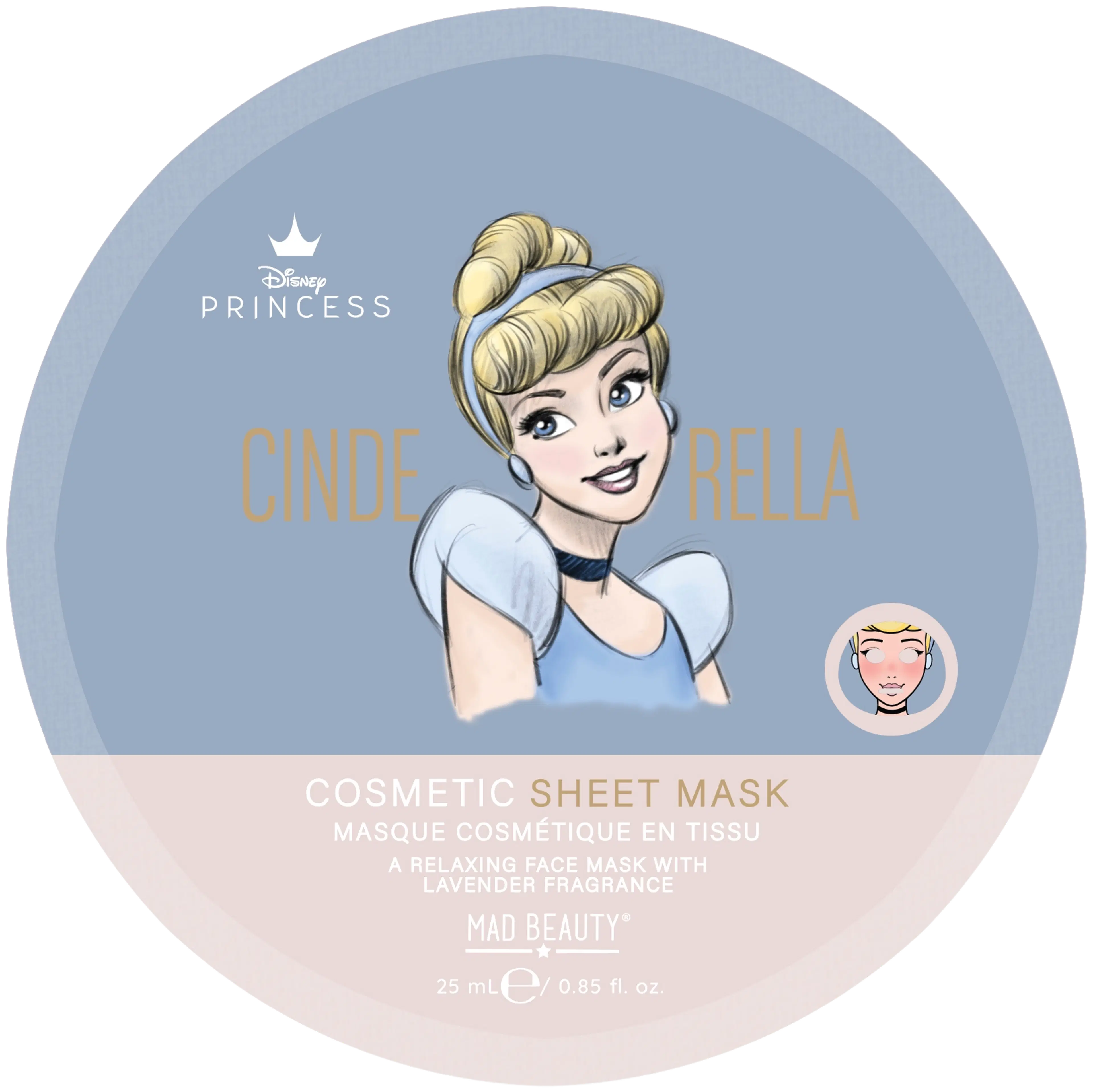 Mad Beauty Pure Princess Cinderella Cosmetic Sheet Mask