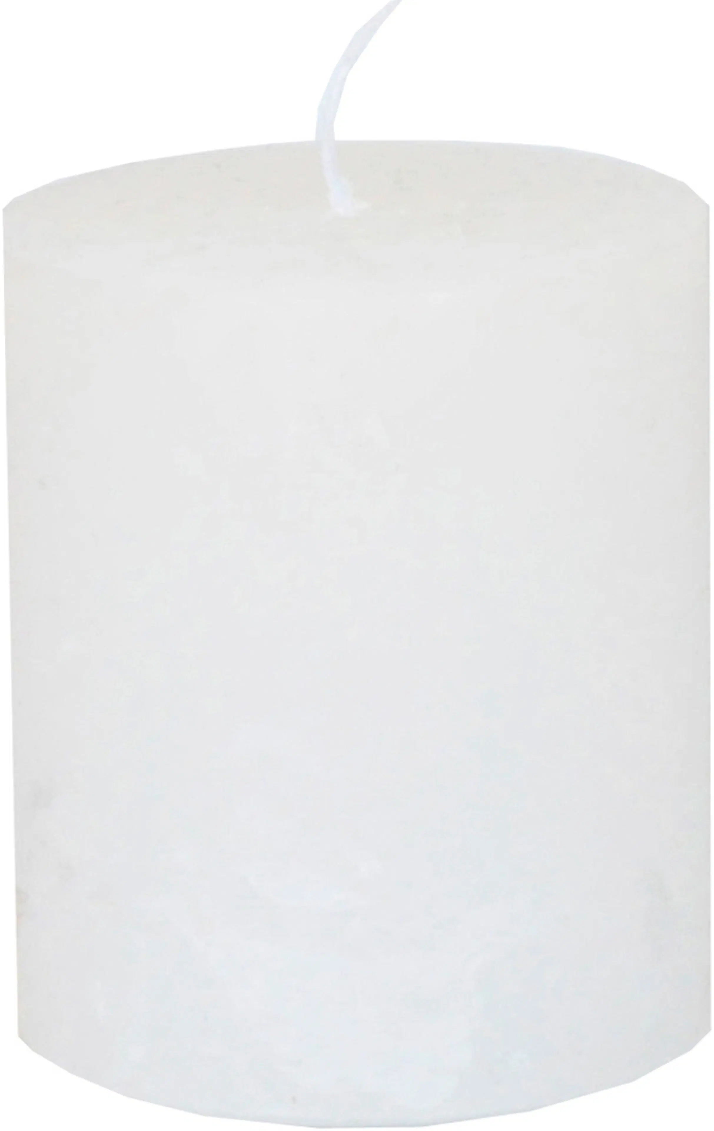 Finnmari Kynttilä huurre 7x8 cm valkoinen