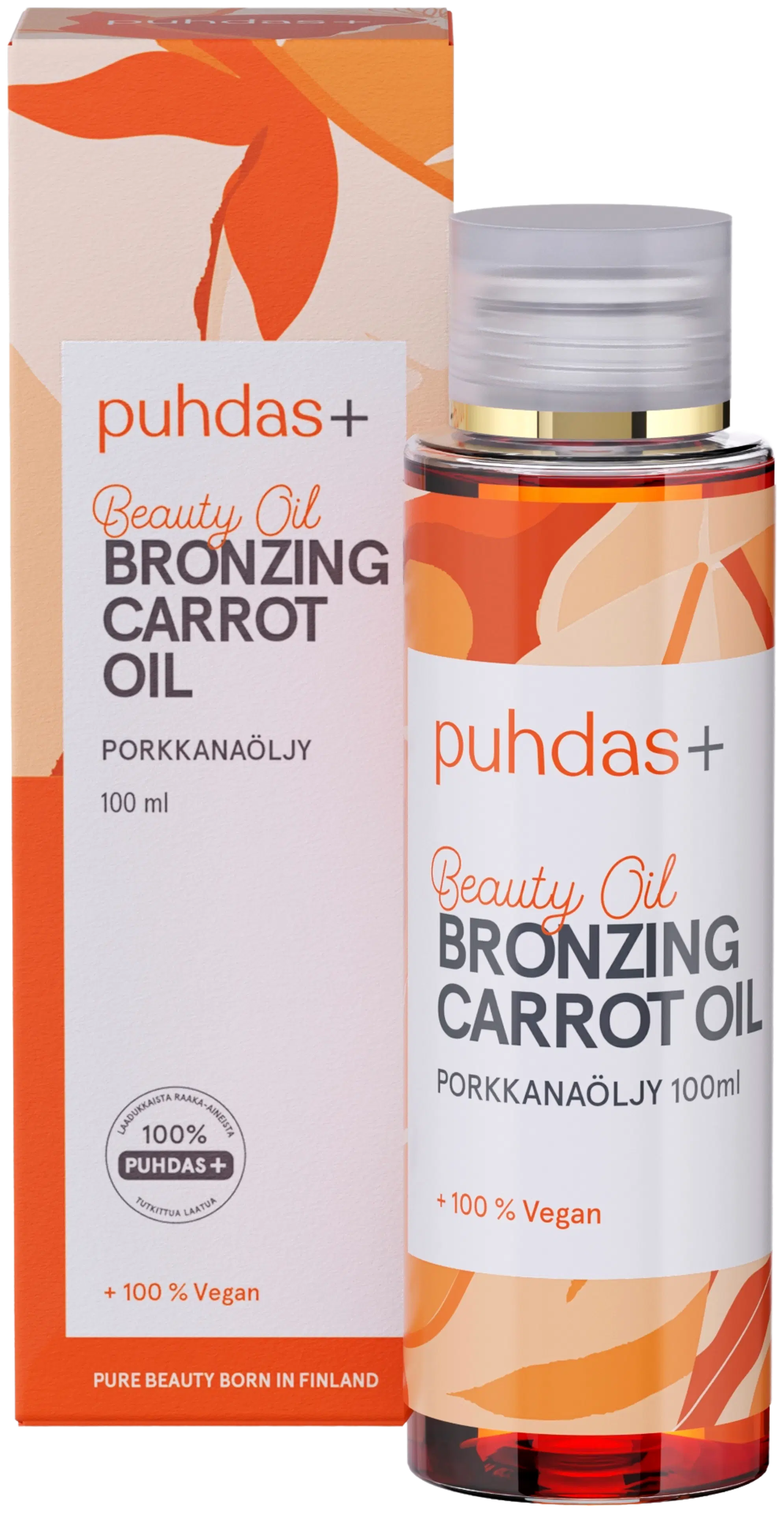 Puhdas+ Beauty Oil Bronzing Carrot Oil öljy 100 ml