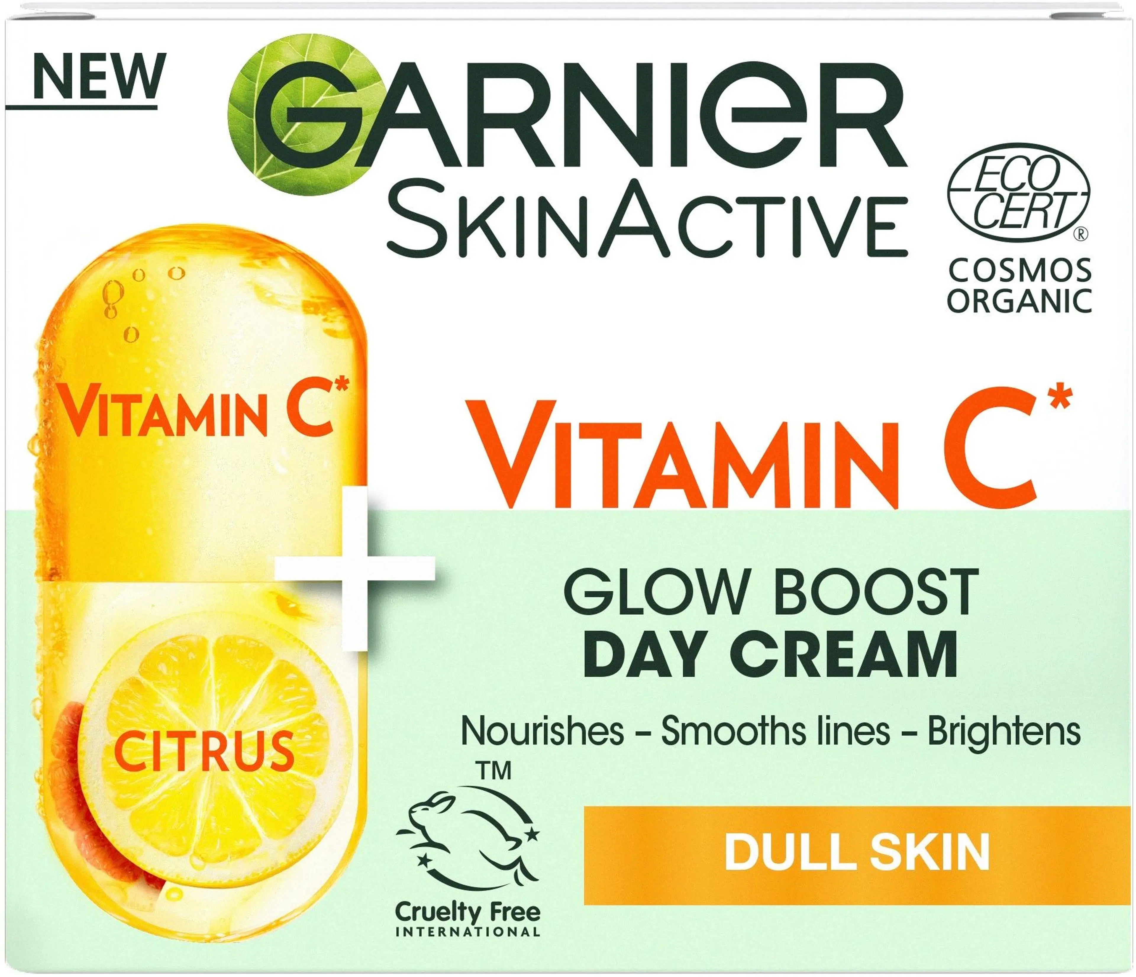 Garnier SkinActive Vitamin C Glow Boost kosteuttava päivävoide 50 ml