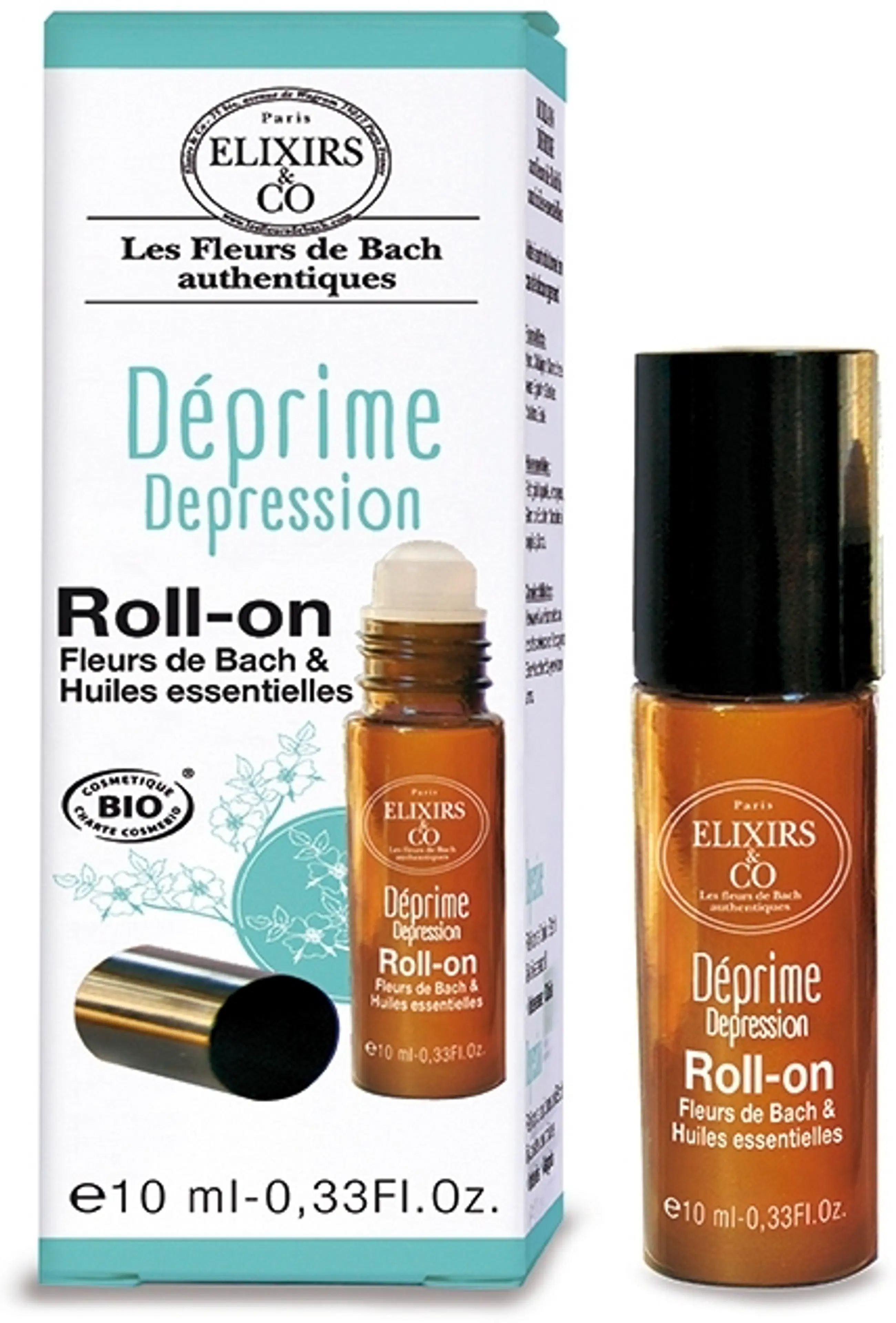 Elixirs & Co Fleurs de Bach Depression terapeuttinen roll-on öljy 10 ml