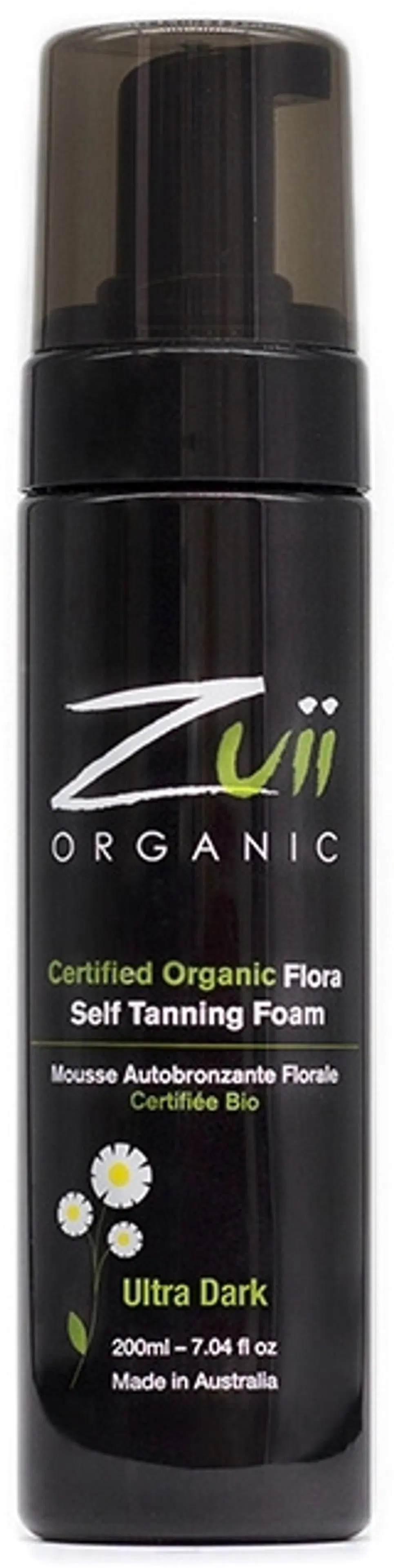 Zuii Organic Flora Self Tanning Foam itseruskettava vaahto 200ml
