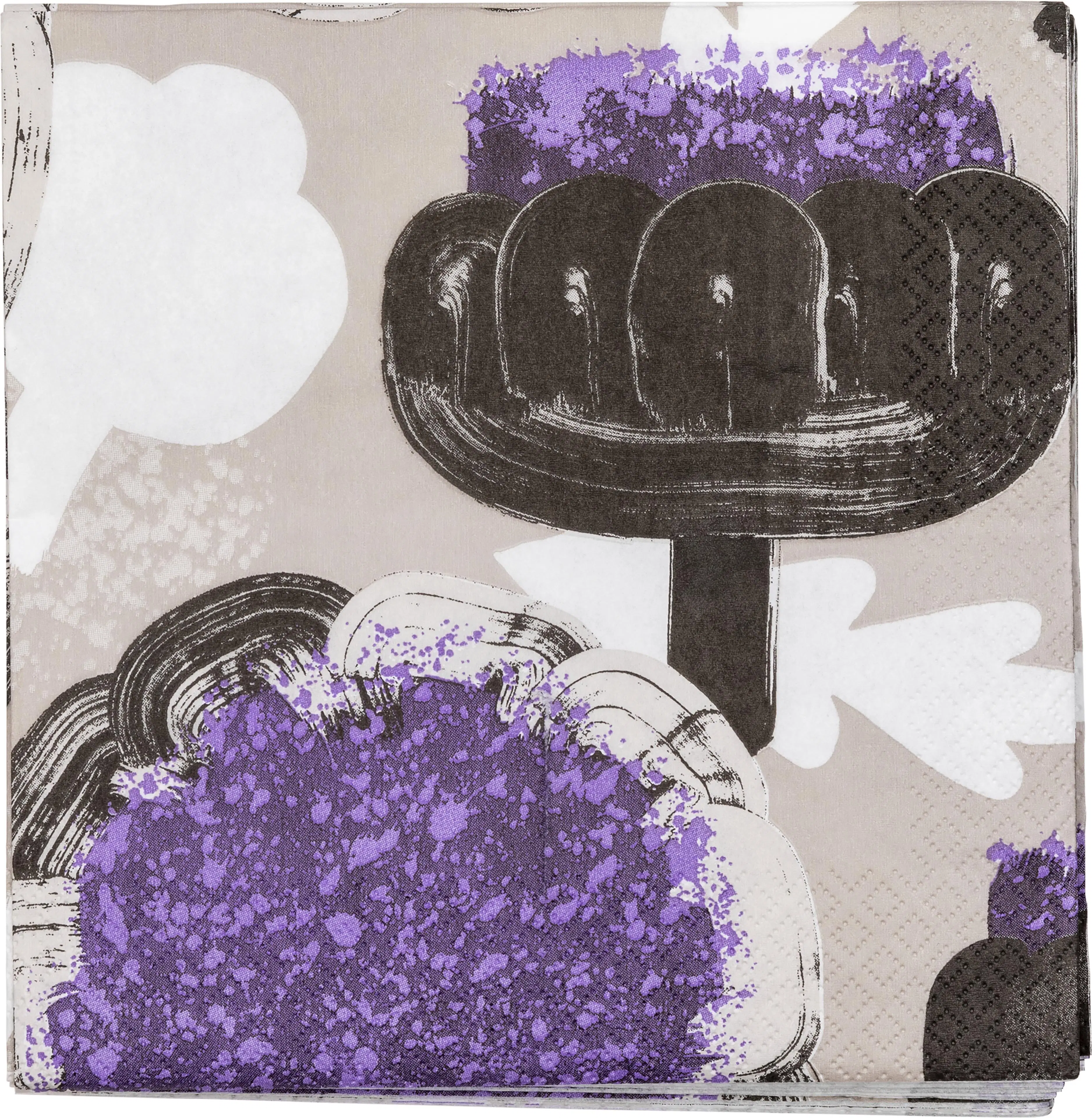 Pentik Artisokka servietti  violetti 33x33 cm 20 kpl