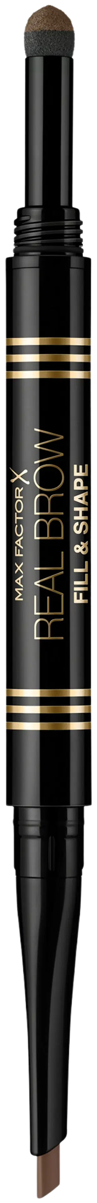Max Factor Real Brow Fill & Shape 02 Soft Brown 1 g kulmakynä
