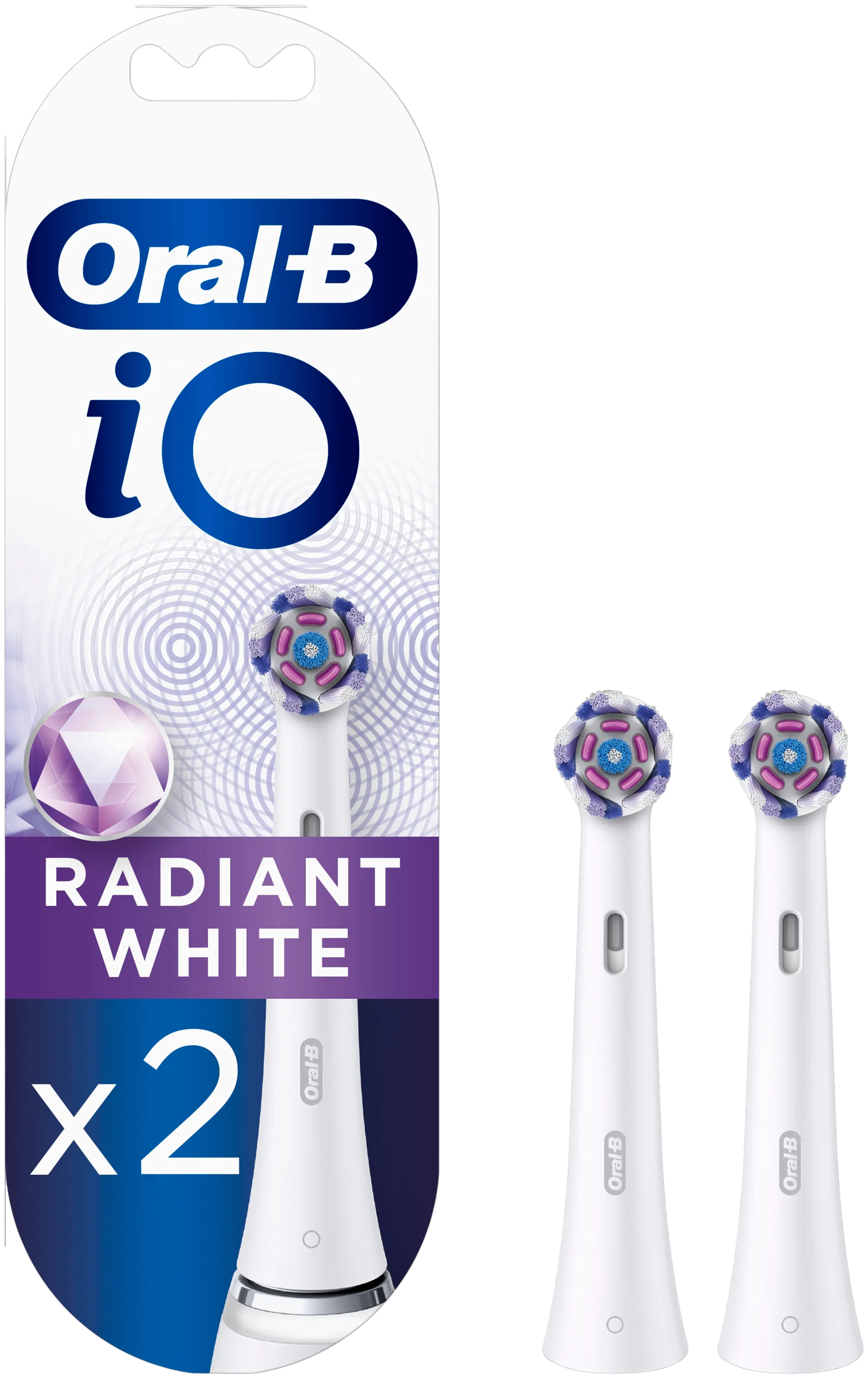 Oral-B iO Radiant White vaihtoharja 2kpl