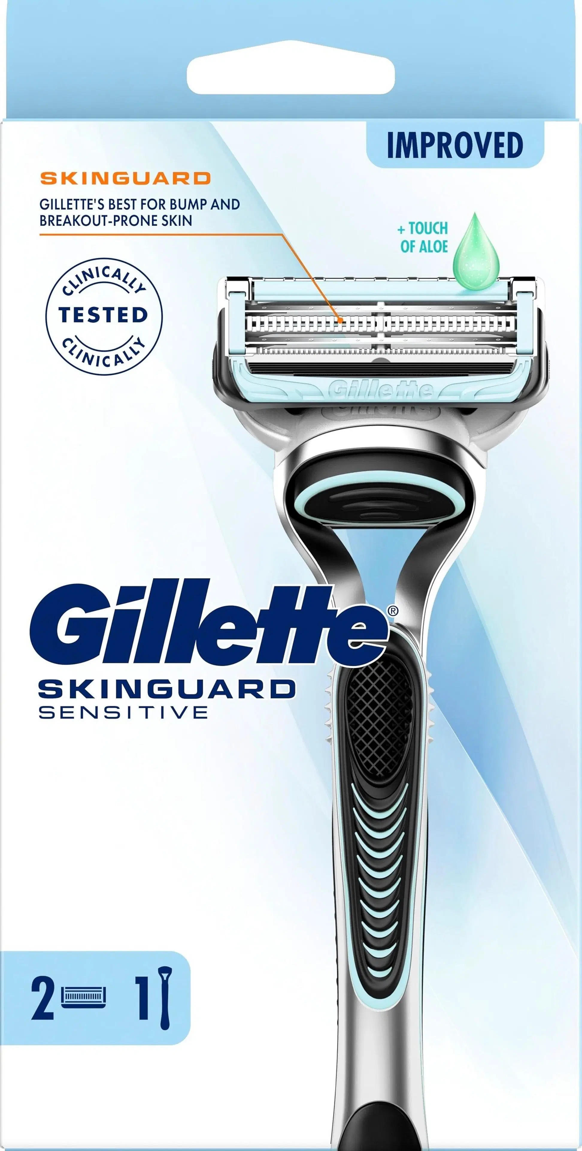 Gillette Skinguard Sensitive partahöylä+1 vaihtoterä