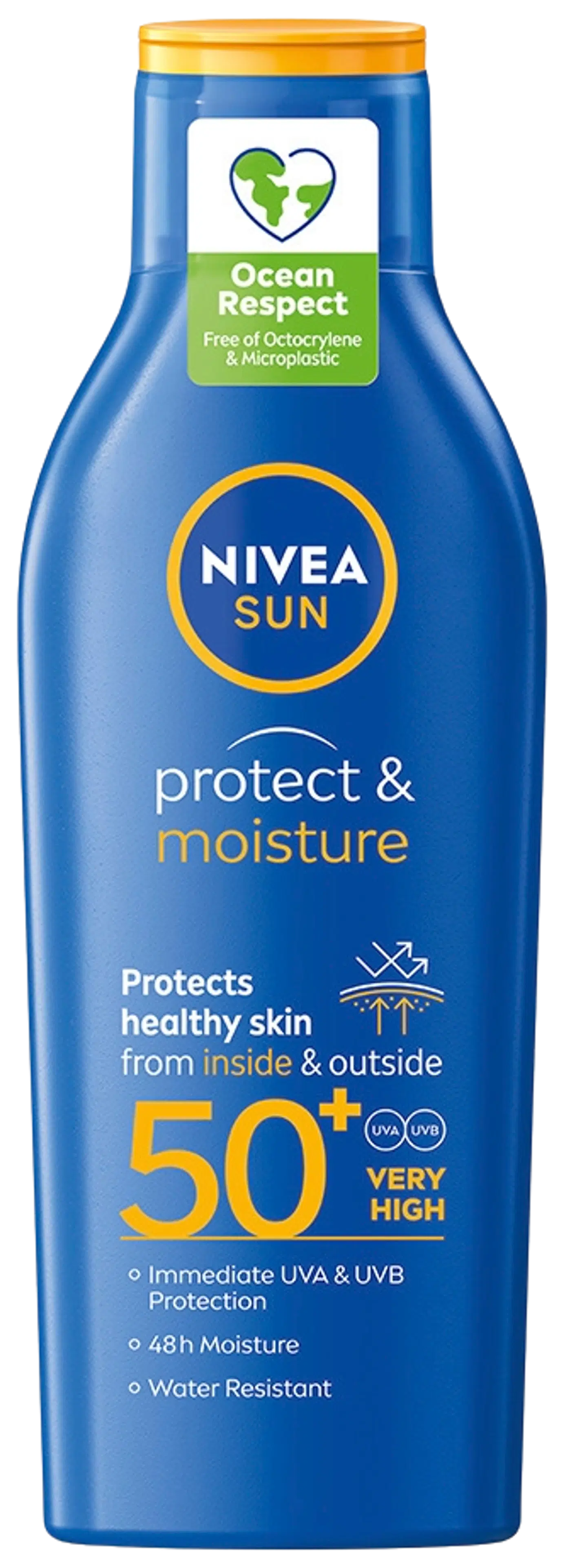NIVEA SUN 200ml Protect & Moisture Sun Lotion SK50+ -aurinkosuojavoide