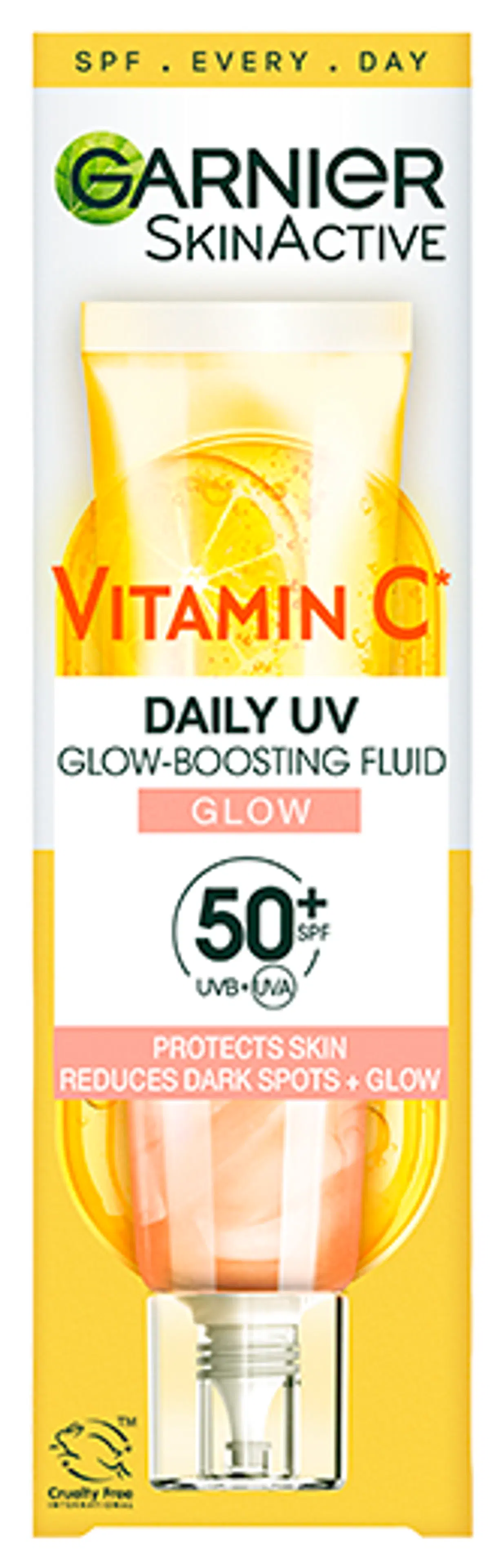 Garnier SkinActive Vitamin C UV Daily Fluid SK50+ Sheer Tint päivävoide väsyneelle iholle 40ml
