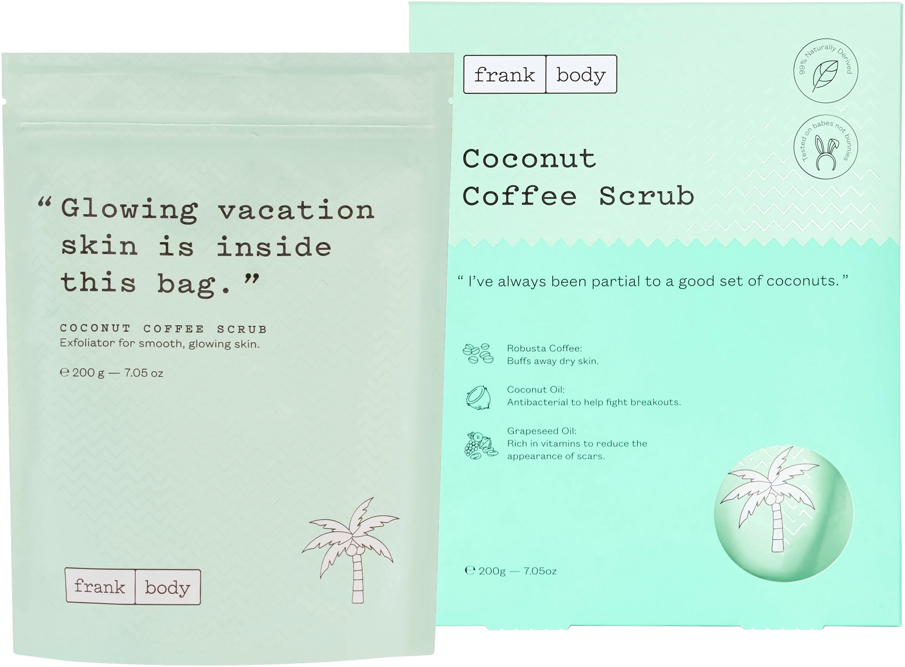 Frank Body Coconut Coffee Scrub kahvikuorinta vartalolle 200g