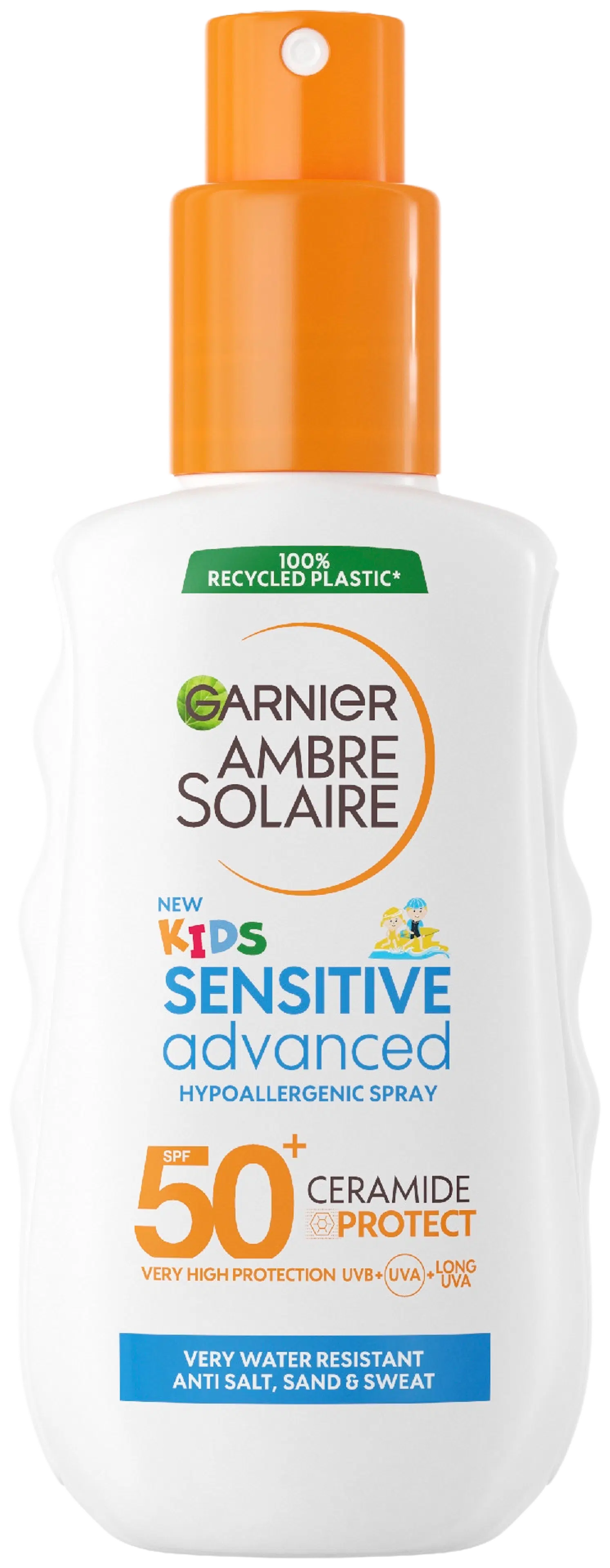 Garnier Ambre Solaire Sensitive Advanced Kids SPF50 Aurinkosuoja herkälle iholle 150ml
