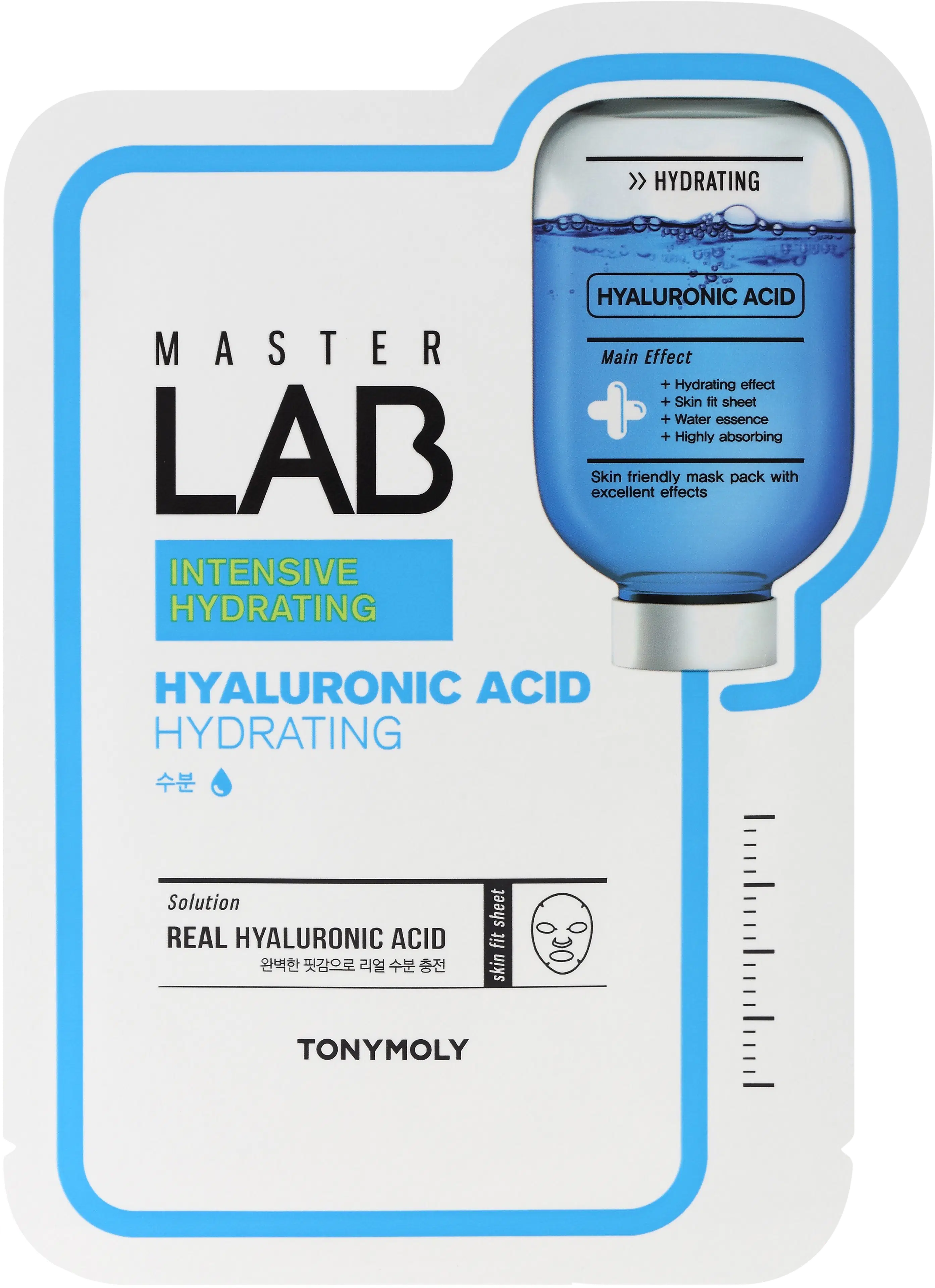 Tonymoly Master Lab Sheet Mask Hyaluronic Acid