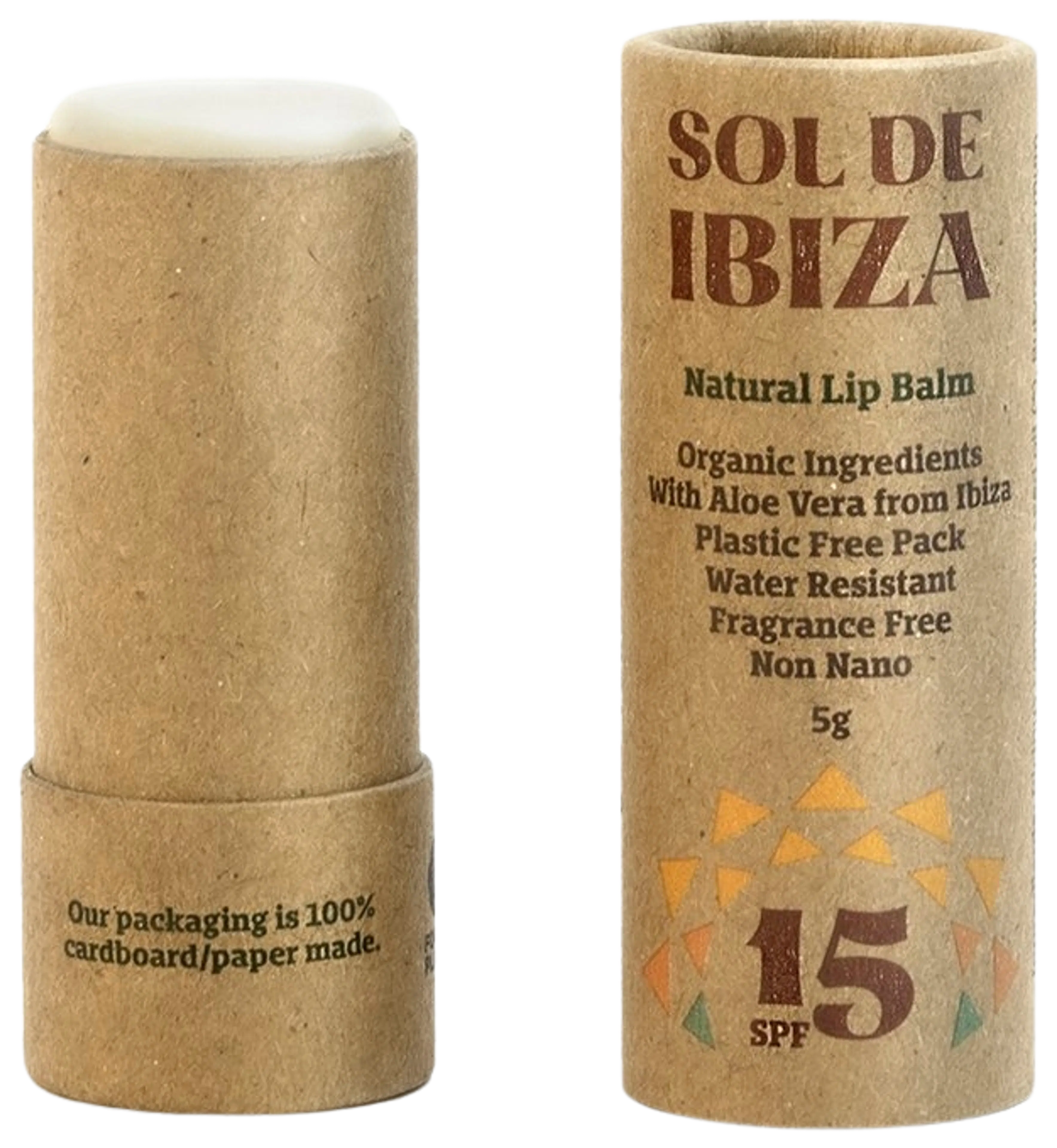 Sol De Ibiza Mineral Sunscreen For Lips SPF15 aurinkosuojavoide huulille 5 g