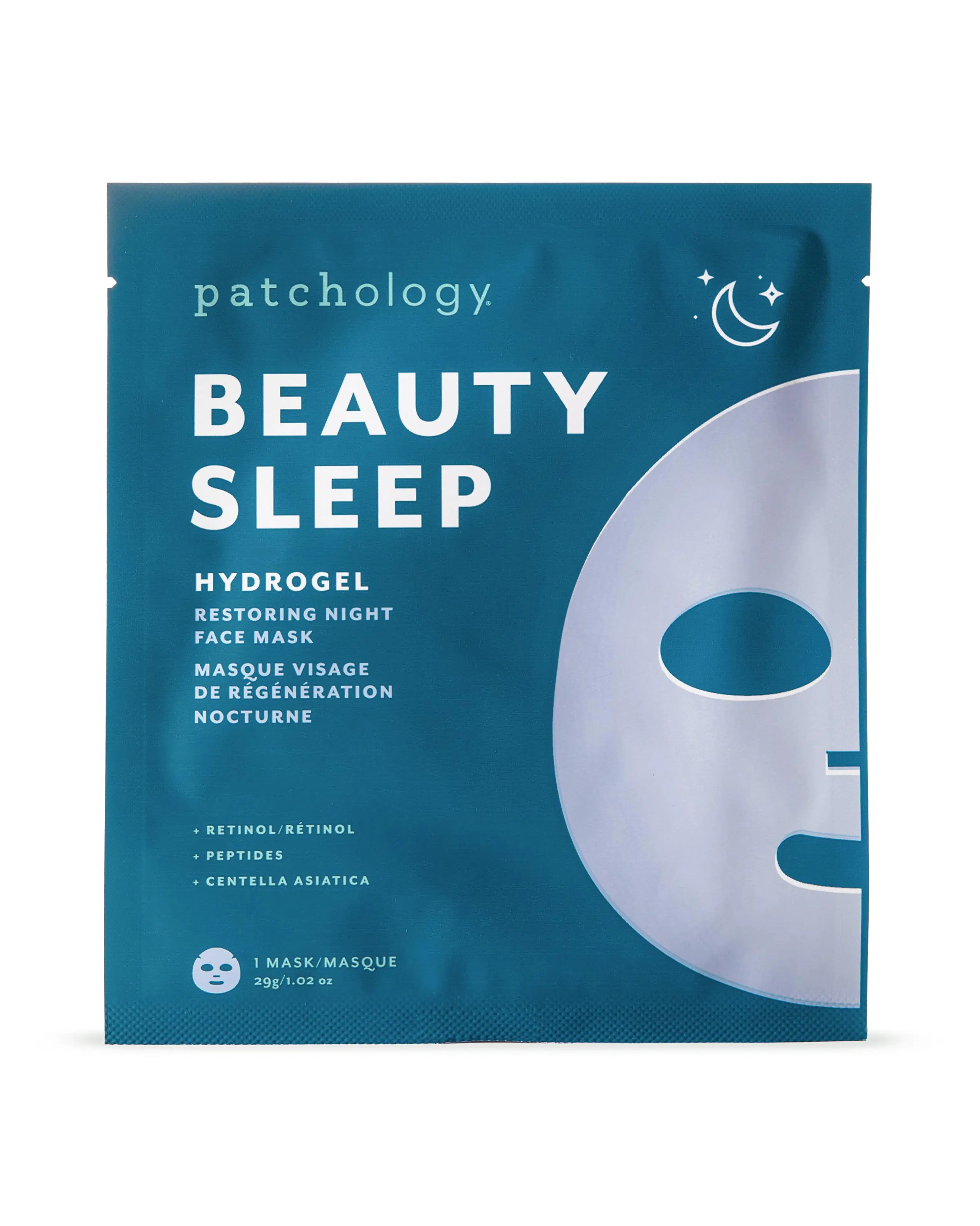 Patchology Beauty Sleep Restoring Night Hydrogel Mask -palauttava hydrogeelinaamio