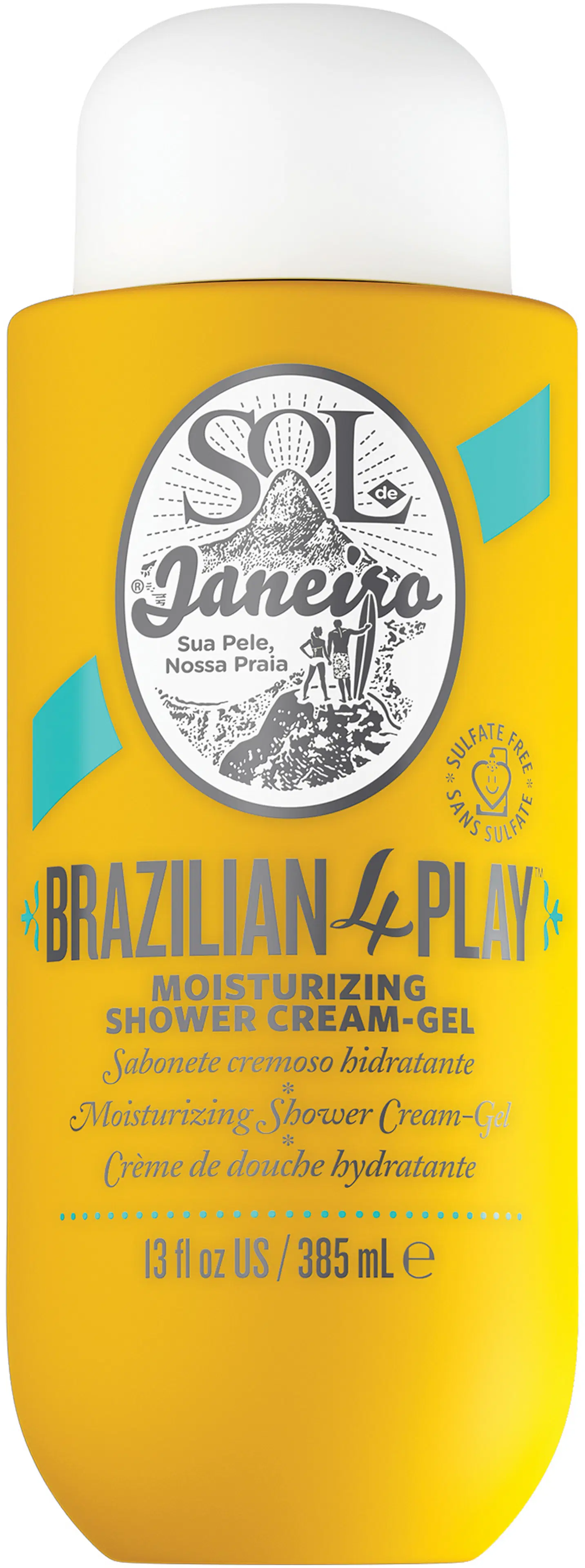 Sol de Janeiro Brazilian 4 Play Moisturizing Shower Cream-Gel suihkugeeli 385 ml