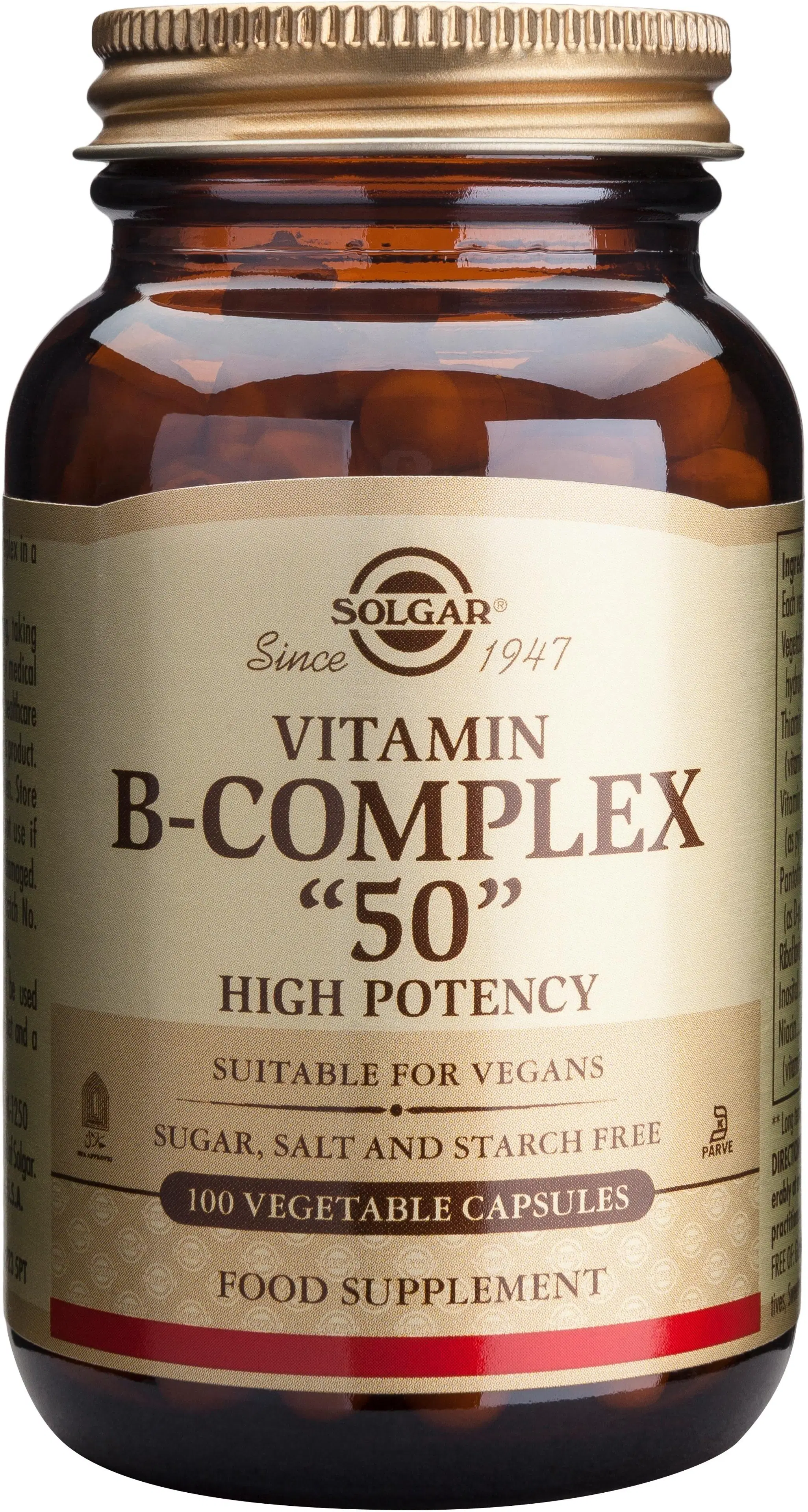 Solgar Vitamin B-Complex 50, 100 kaps.