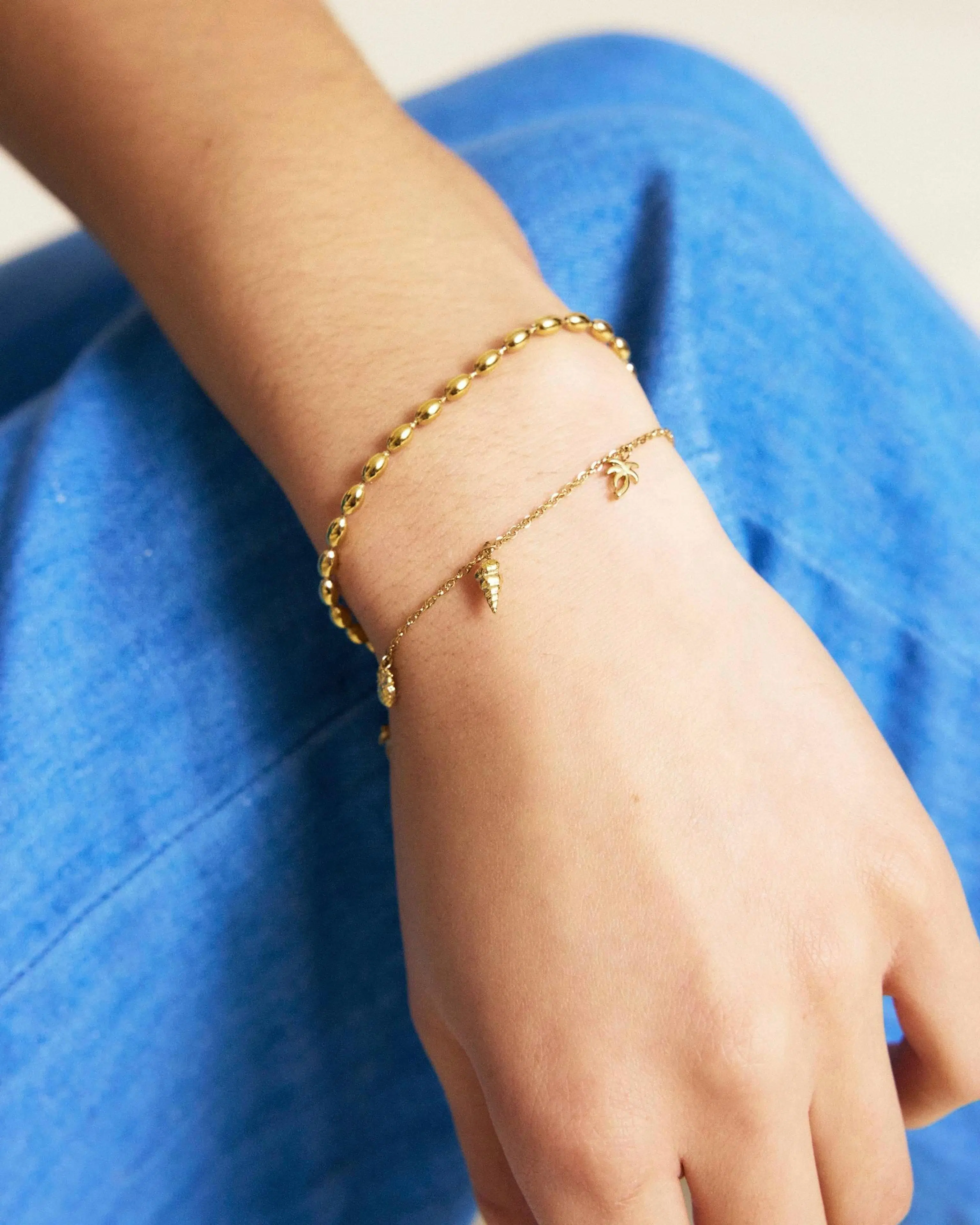 Edblad Tropic bracelet multi gold rannekoru