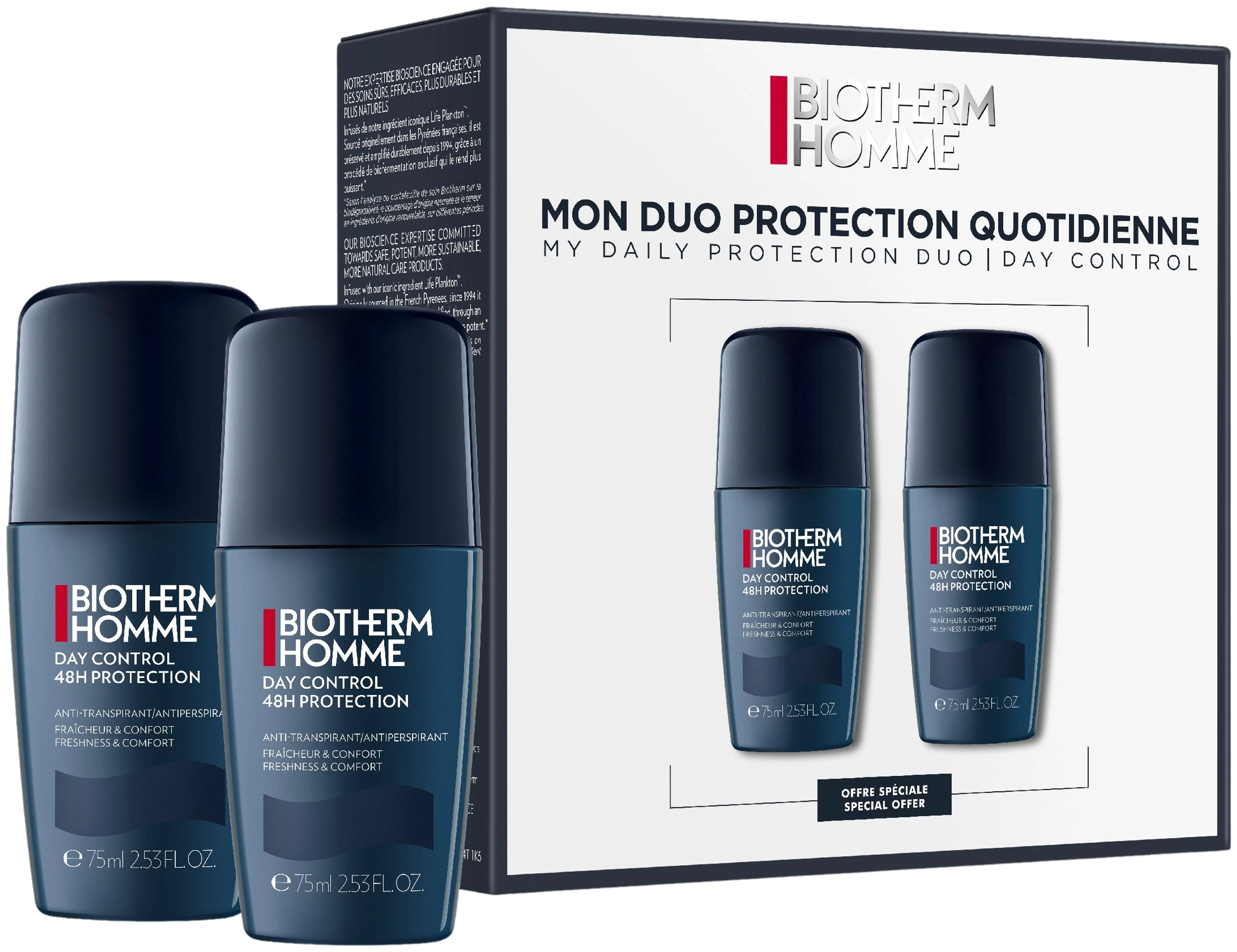 Biotherm Day Control Roll-on 48H Duo Set pakkaus