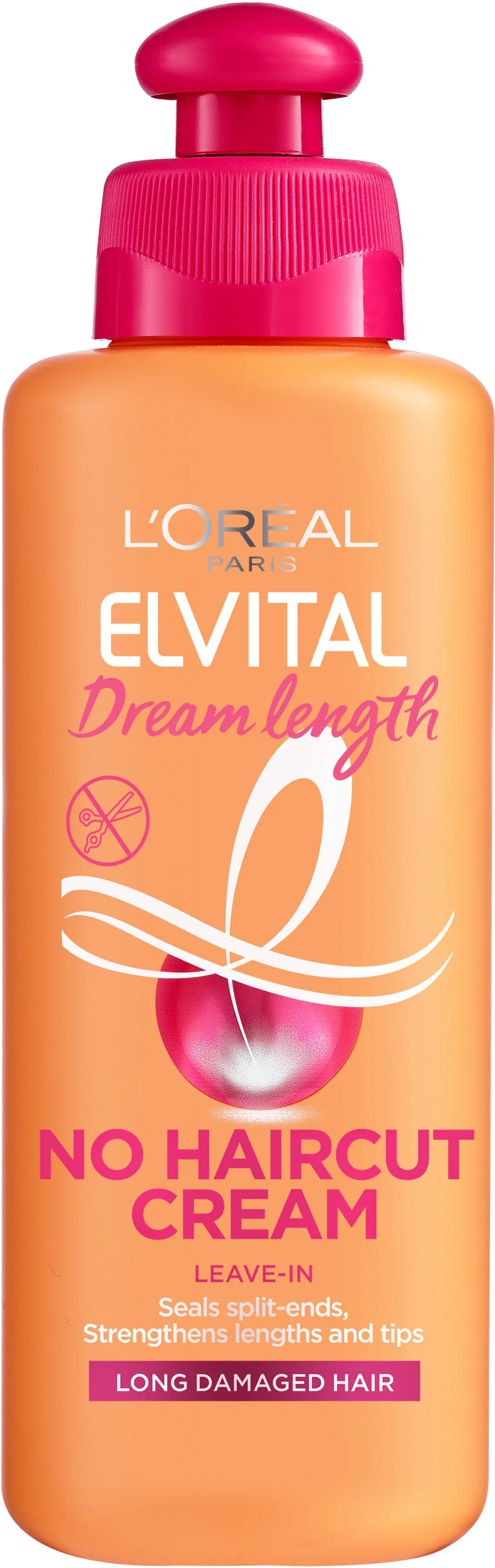L'Oréal Paris Elvital Dream Length No Haircut hoitovoide pitkille, vaurioituneille hiuksille 200ml