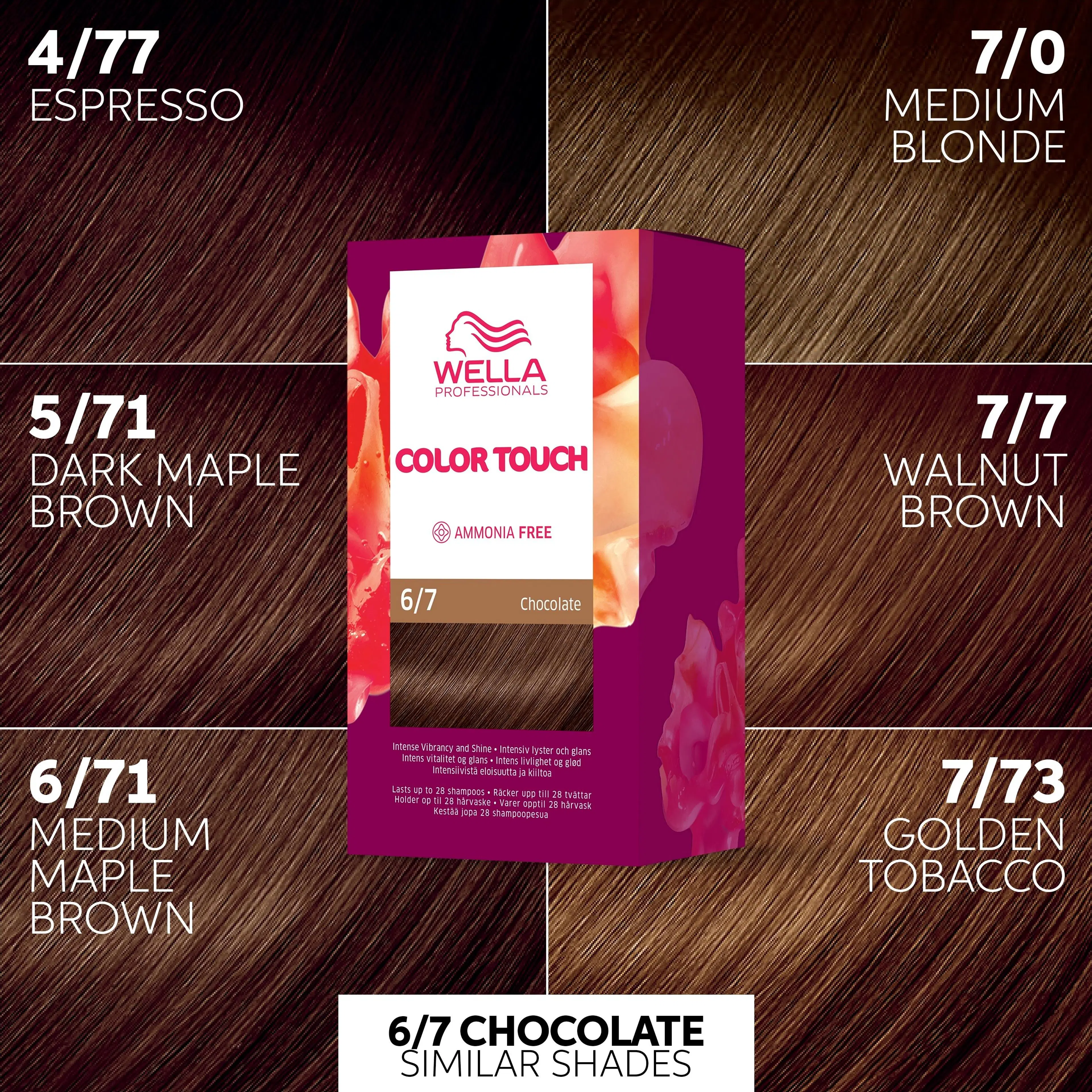 Wella Professionals Color Touch Deep Brown Chocolate 6/7 kotiväri 130 ml