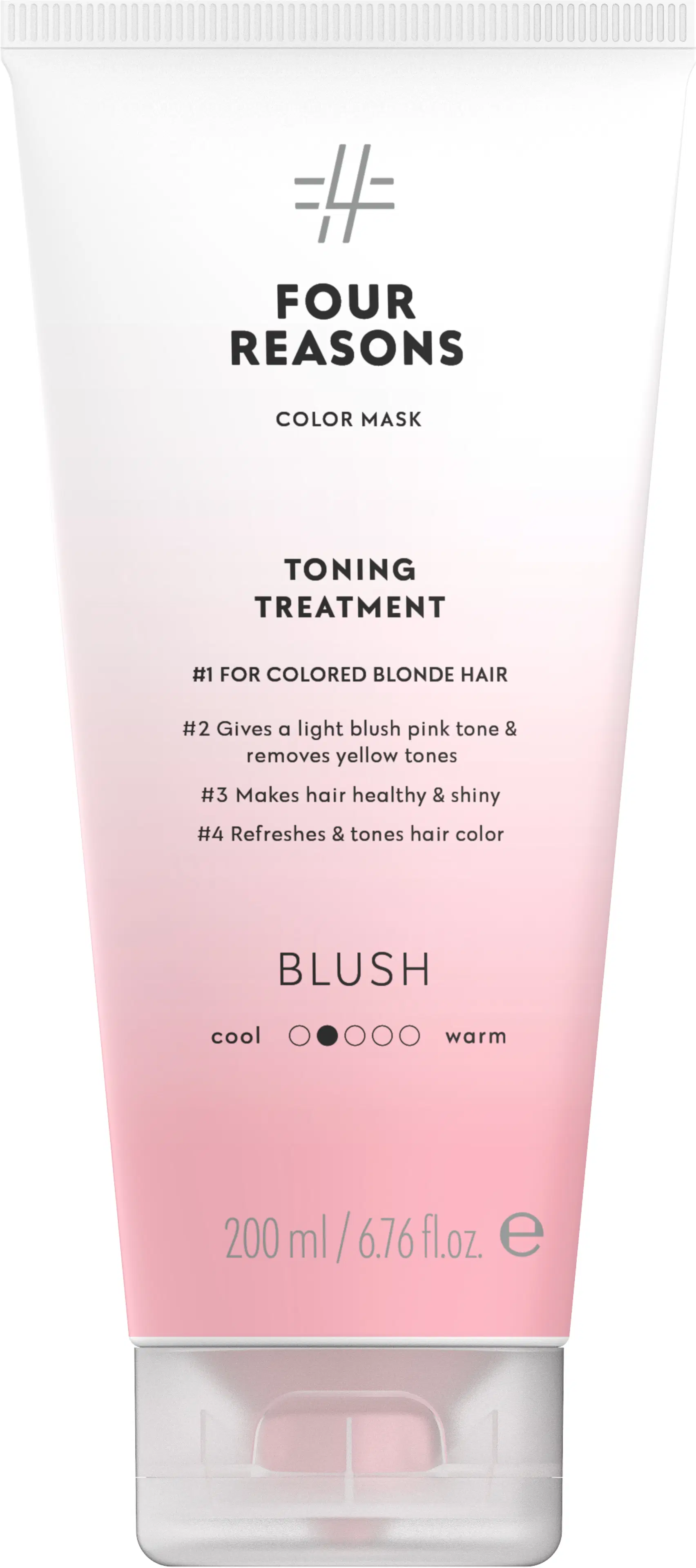 Four Reasons Color Mask Toning Treatment Blush sävyttävä tehohoito 200 ml
