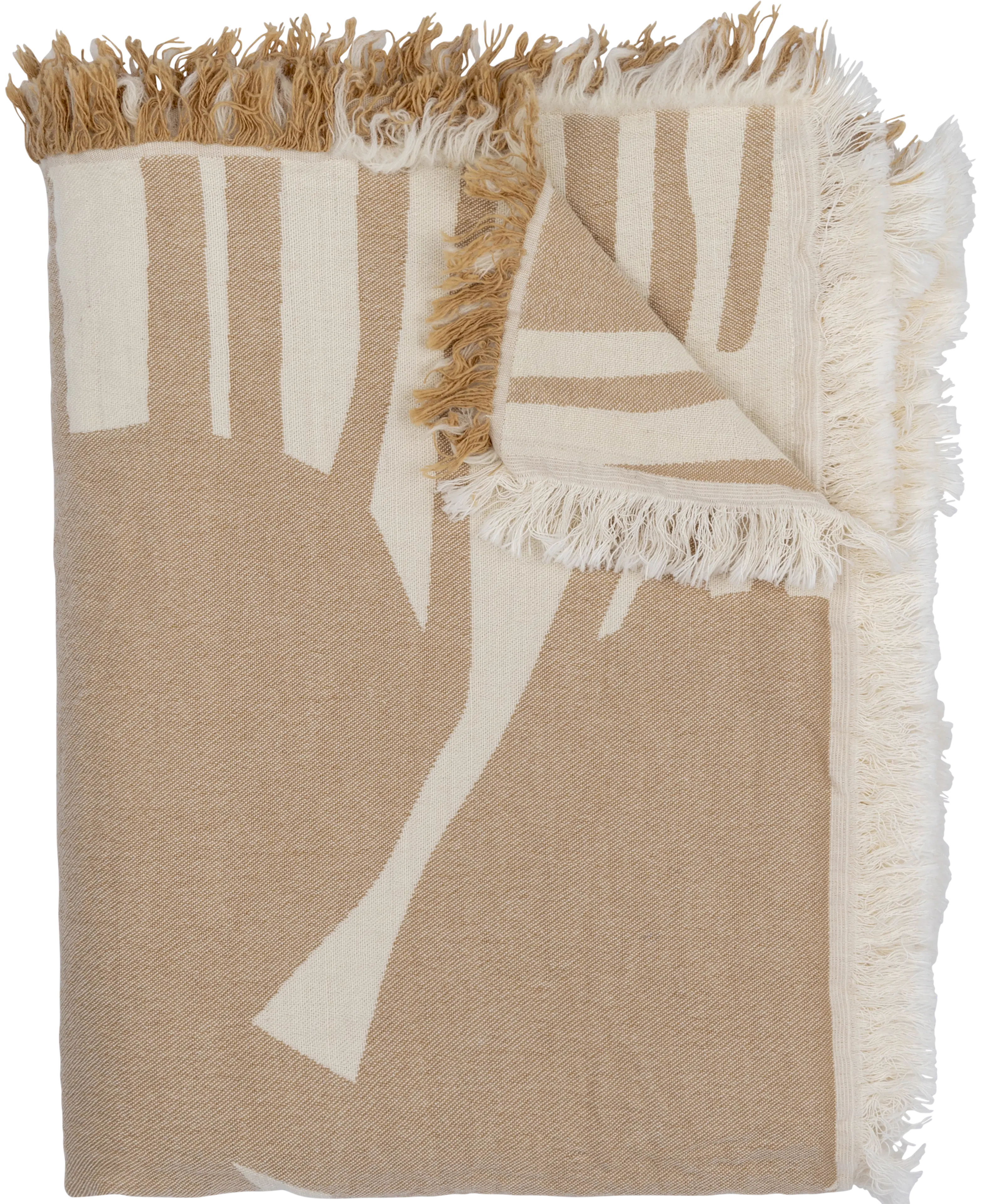 Pentik Inkivääri torkkupeitto 130x170 cm, vaaleanruskea