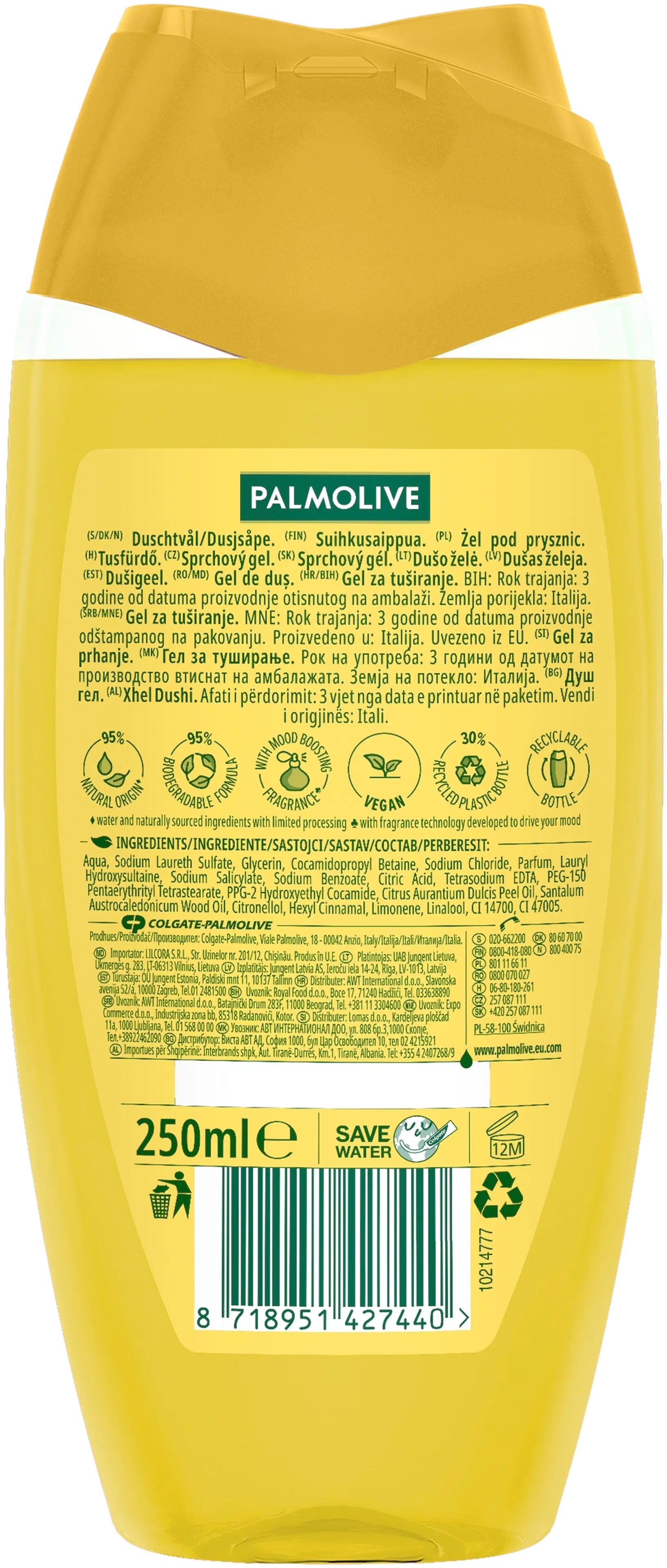 Palmolive Aroma Essence Forever Happy suihkusaippua 250ml