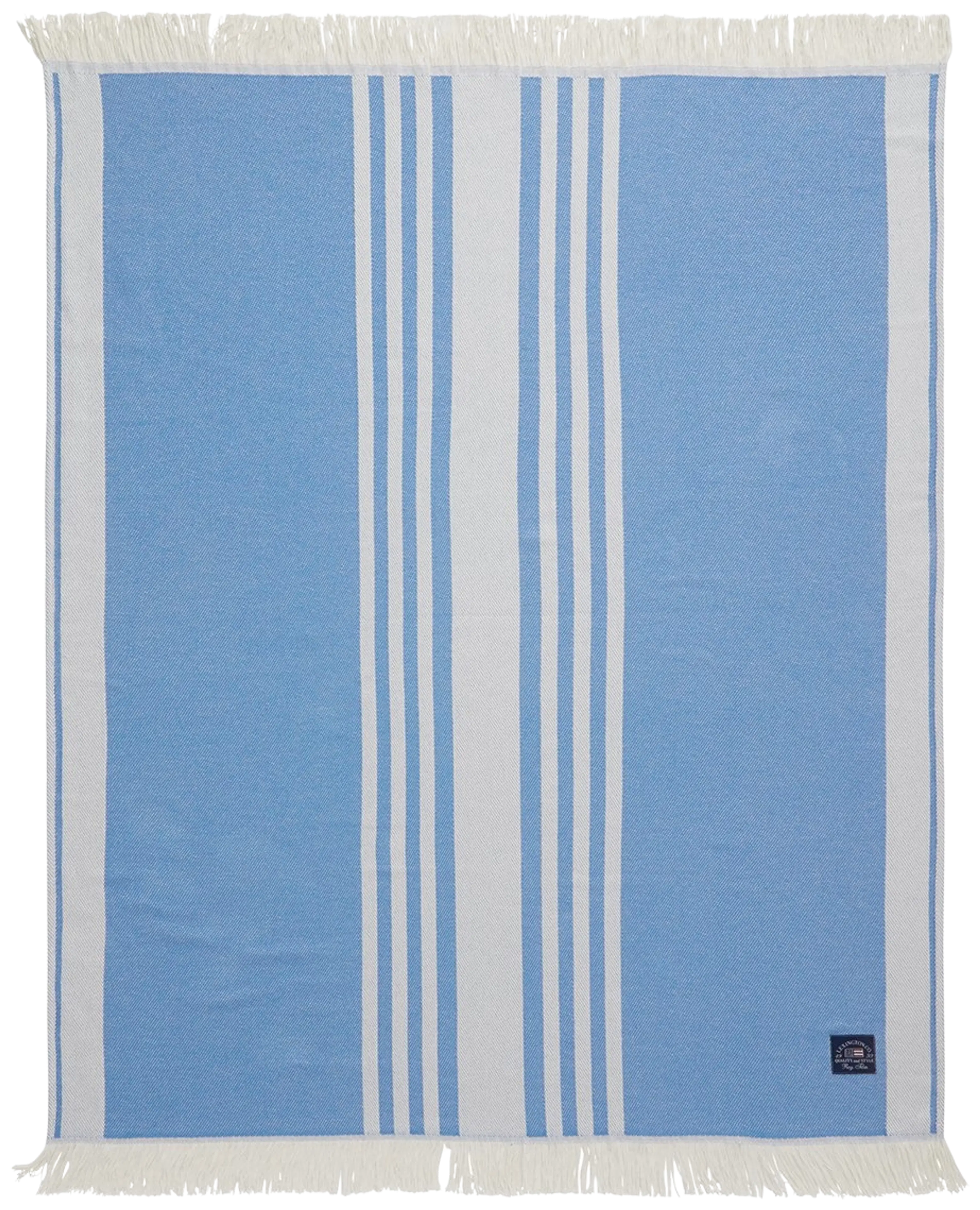 Lexington huopa 130x170cm valko/sininen raidallinen