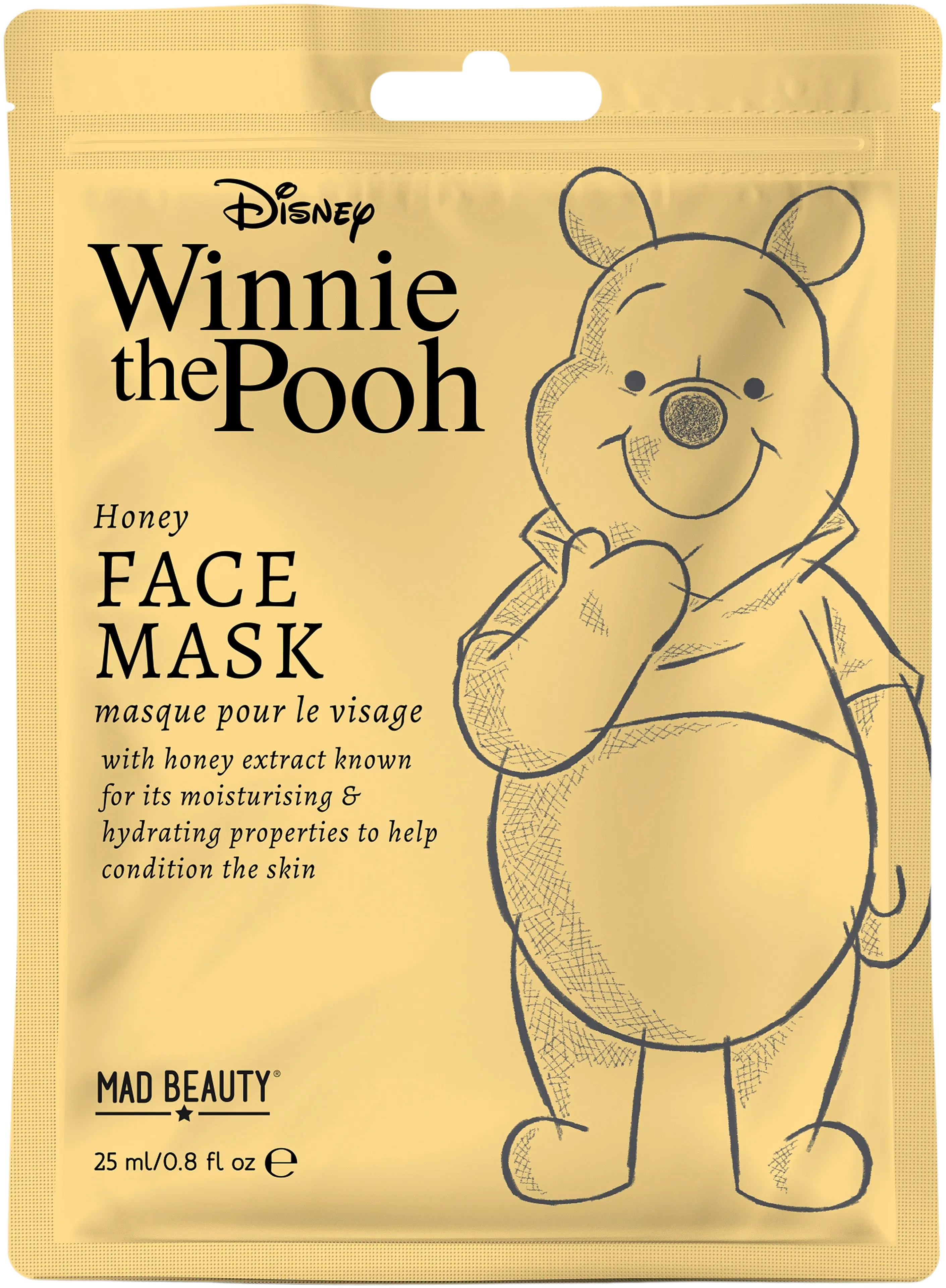 Mad Beauty Winnie The Pooh Sheet Face Mask -kangasnaamio