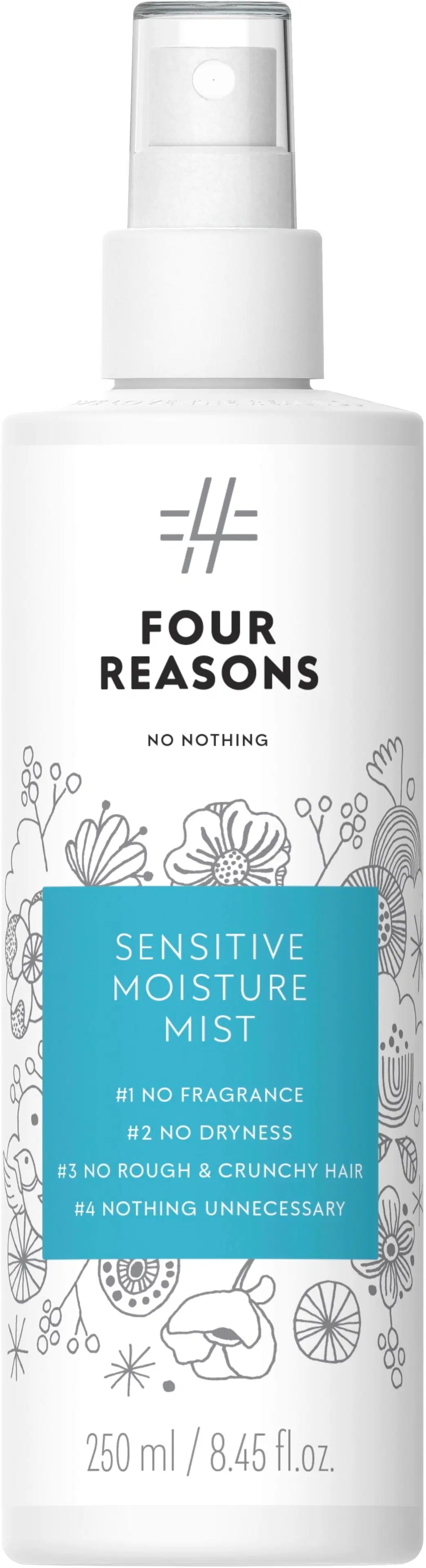 Four Reasons No nothing Sensitive Moisture Mist hoitosuihke 250 ml