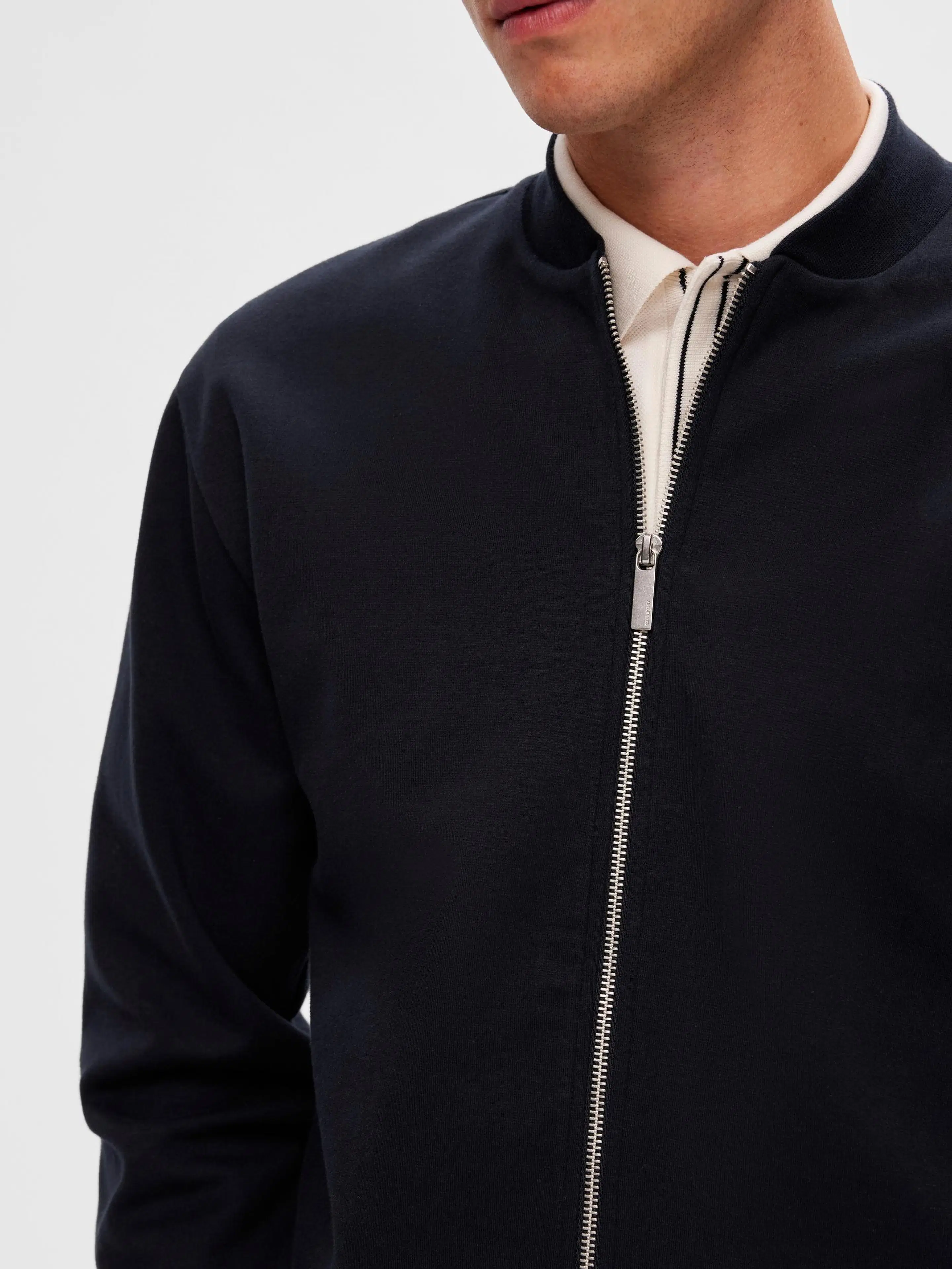 Selected Slhseero bomber collegetakki