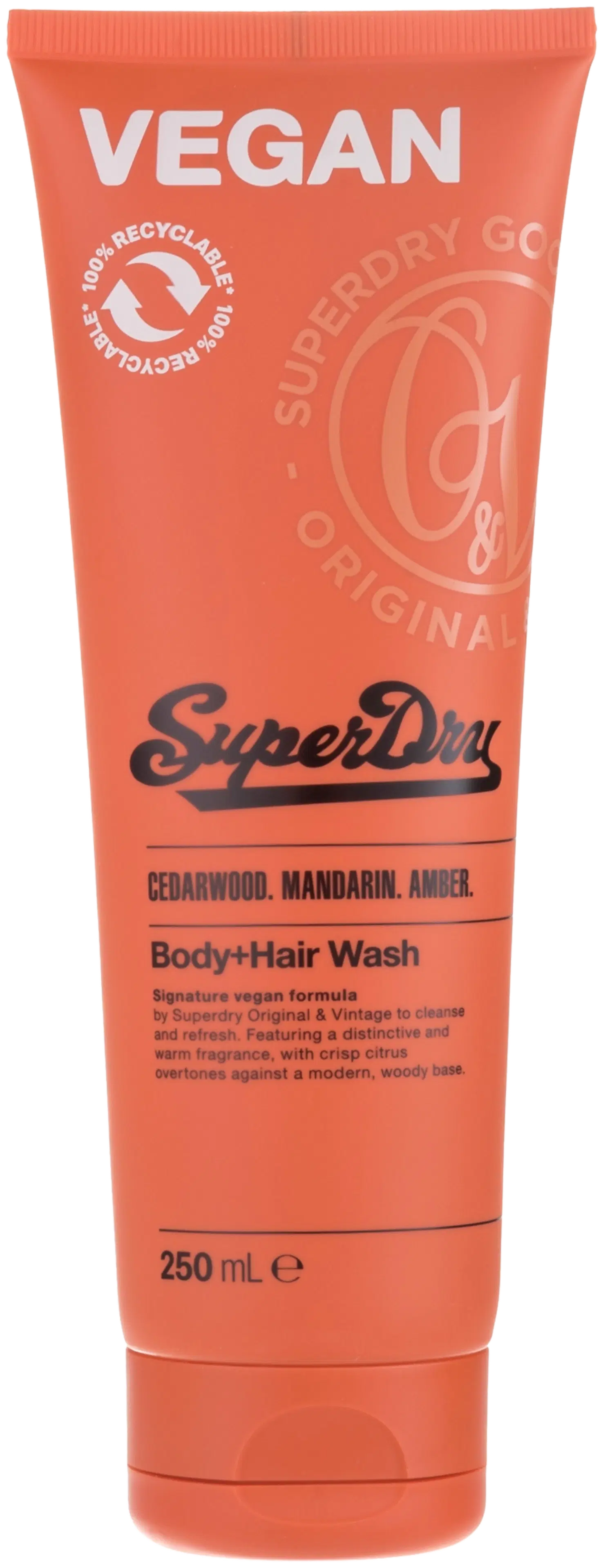 Superdry Body & Hair Wash Original suihkushampoo 250 ml